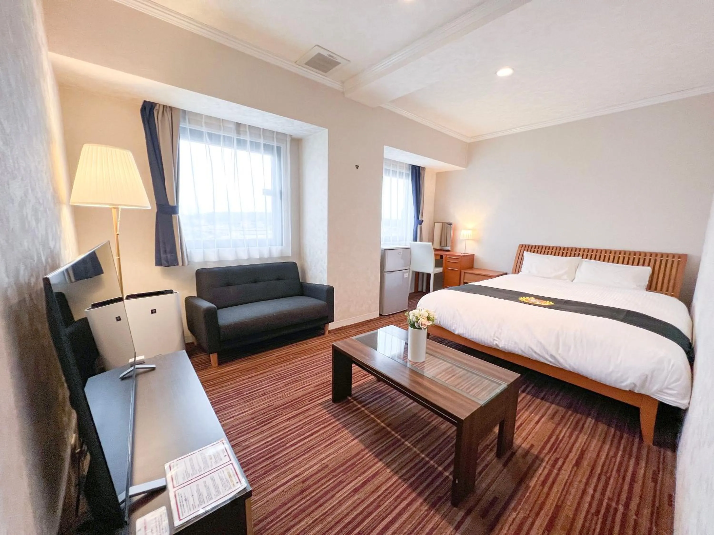 Bed in Grand Park Hotel Panex Kimitsu