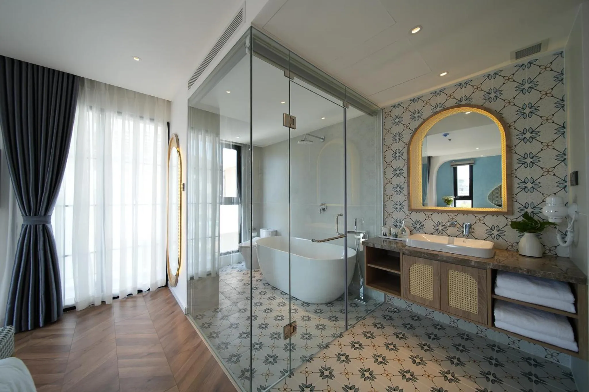 Bathroom in V Boutique Hotel - Complimentary refreshments