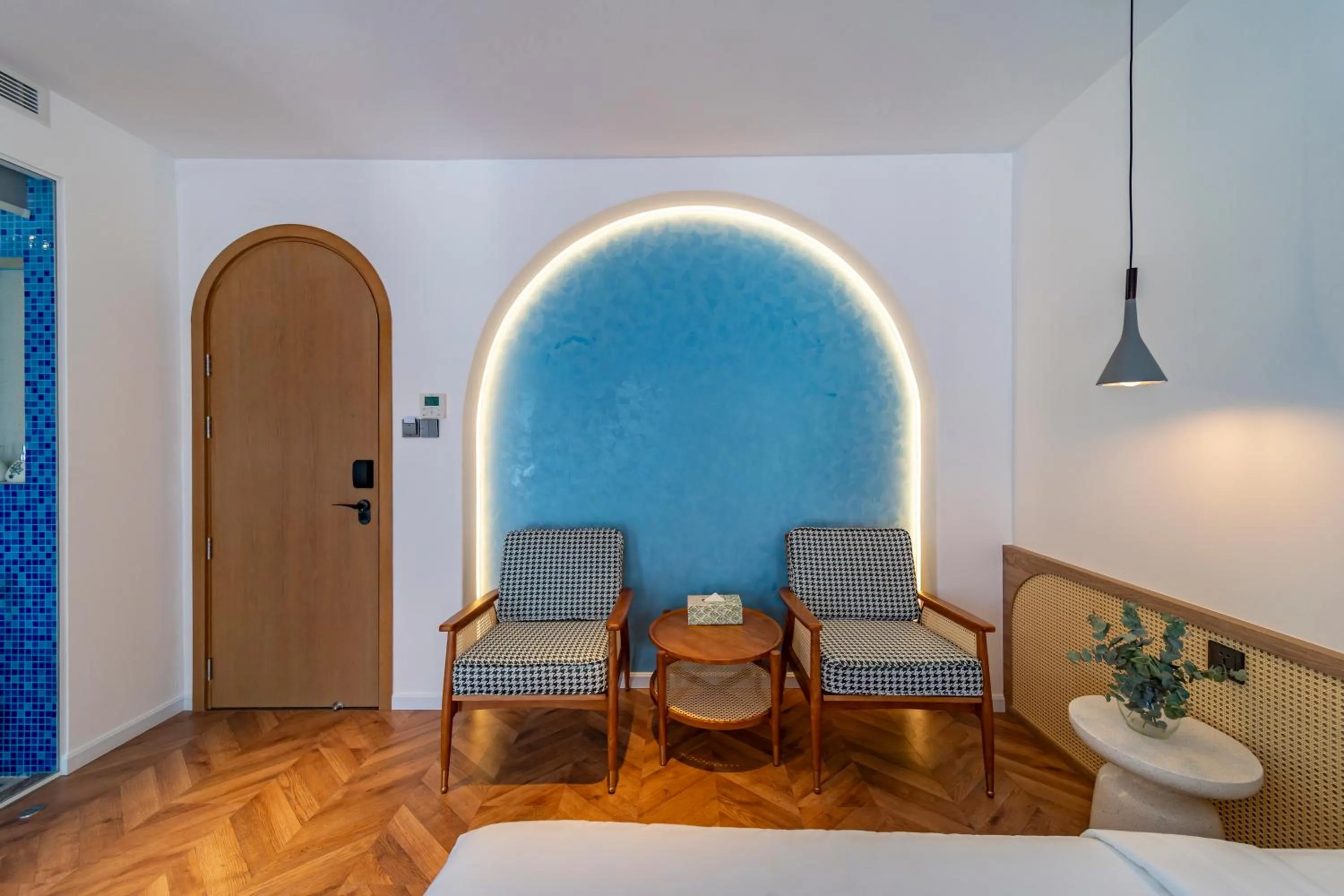 Seating area in V Boutique Hotel - Complimentary refreshments