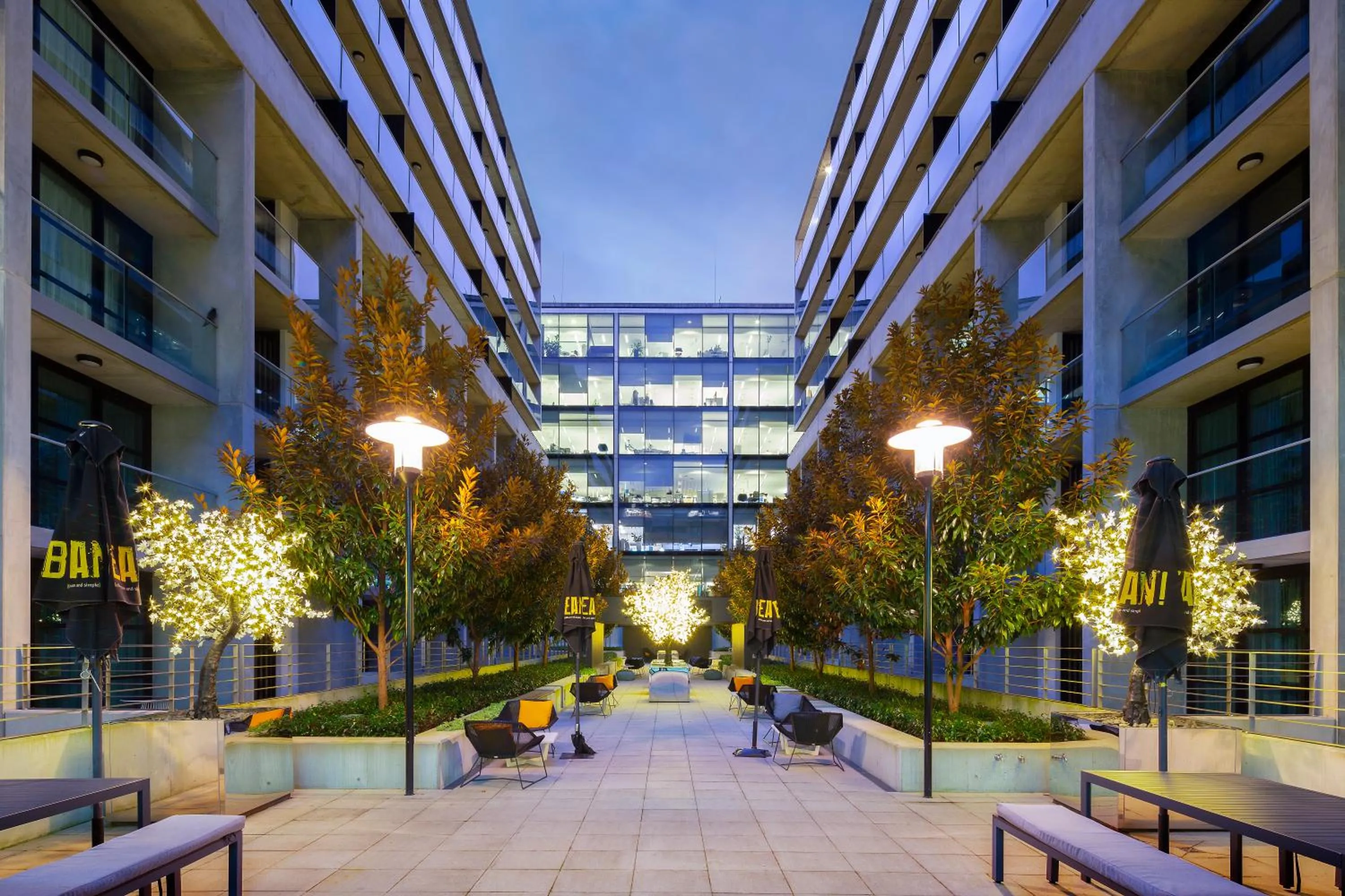 Garden in Avenue Hotel Canberra