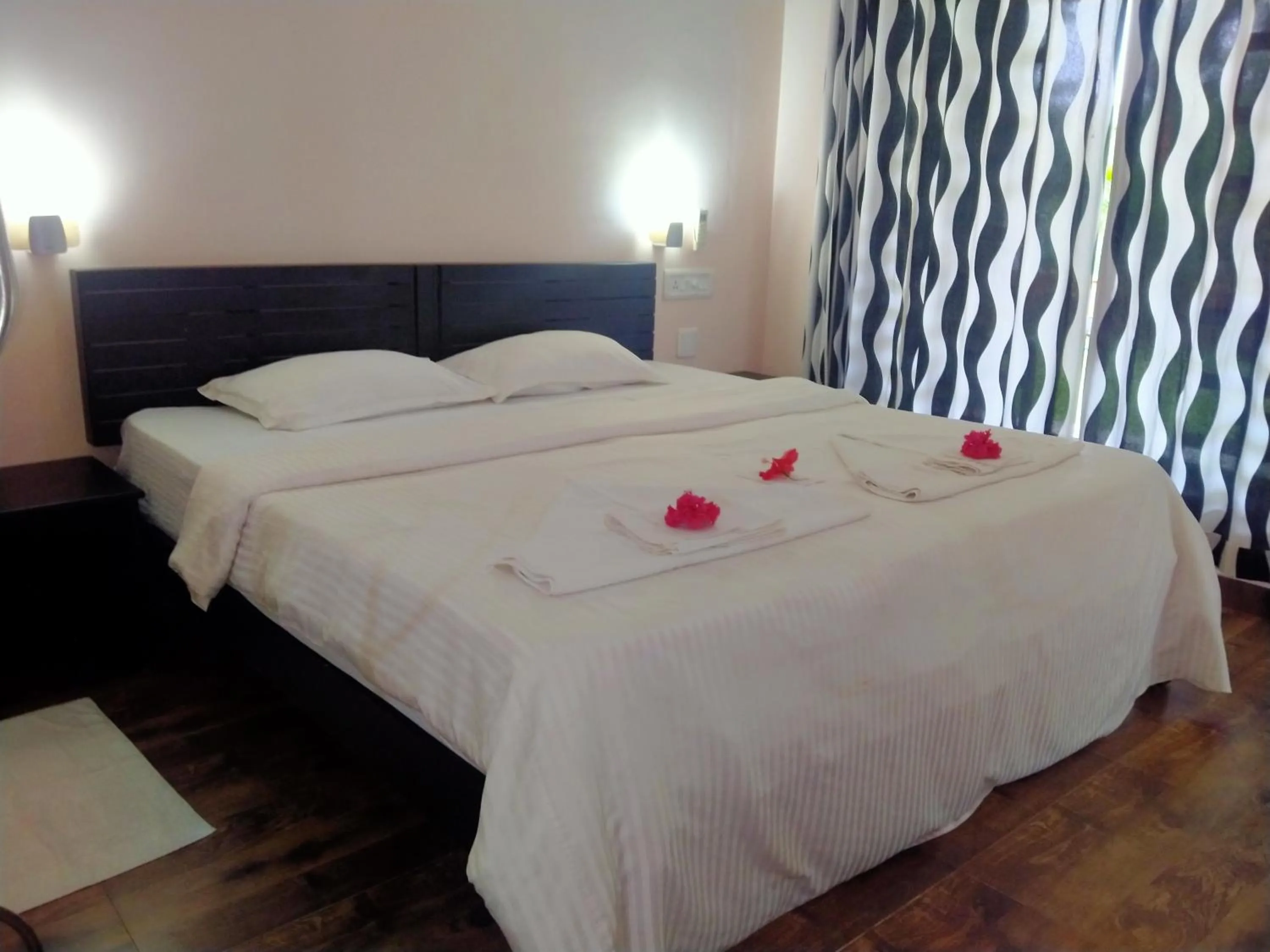 Bedroom, Bed in Elephant Pass Ayurveda & Yoga Retreat