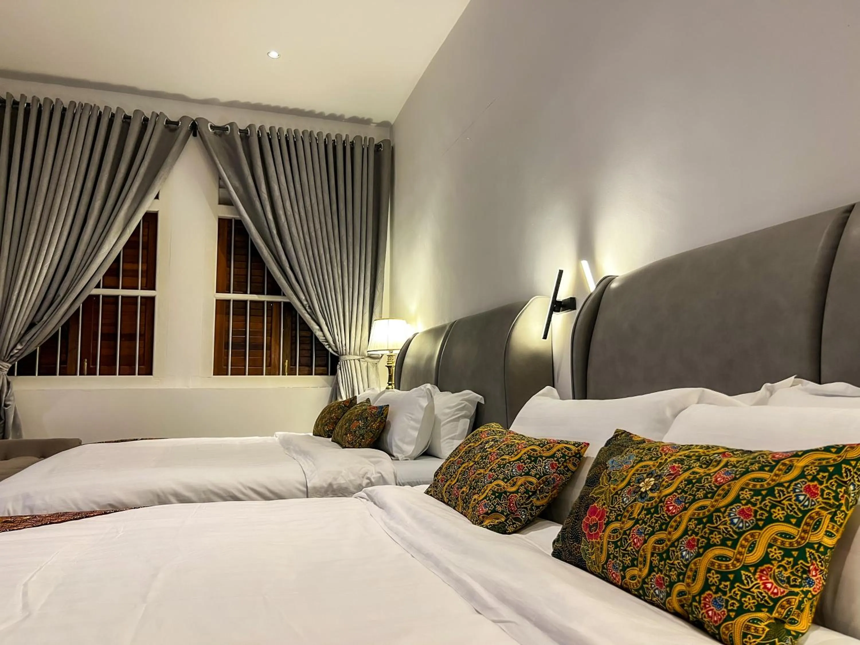 Bed in Peranakan Suites Georgetown