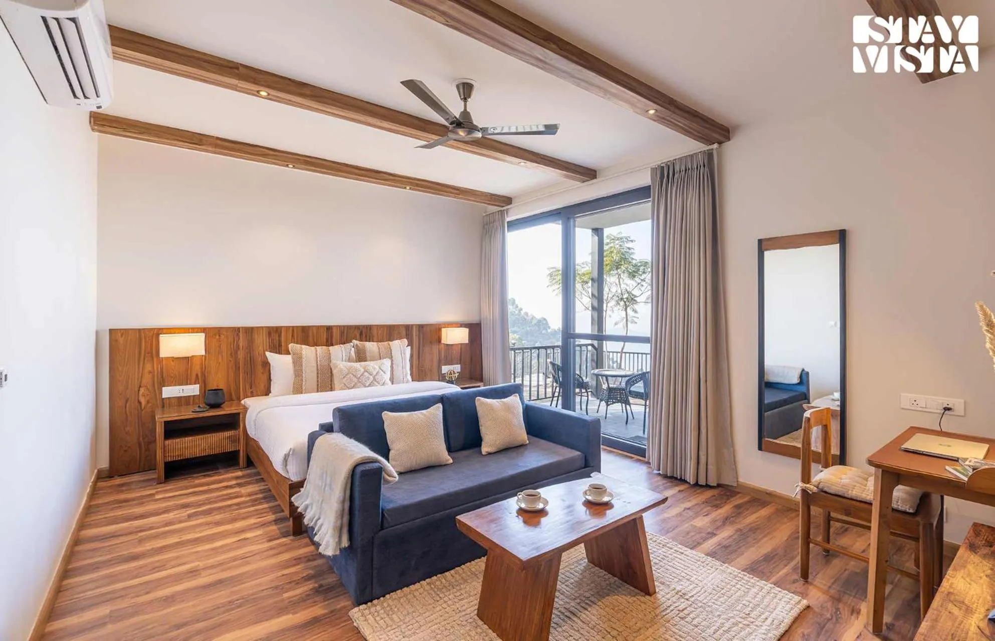 Bedroom, Bed in StayVista at Savara with Heated Infinity Pool and Jacuzzi