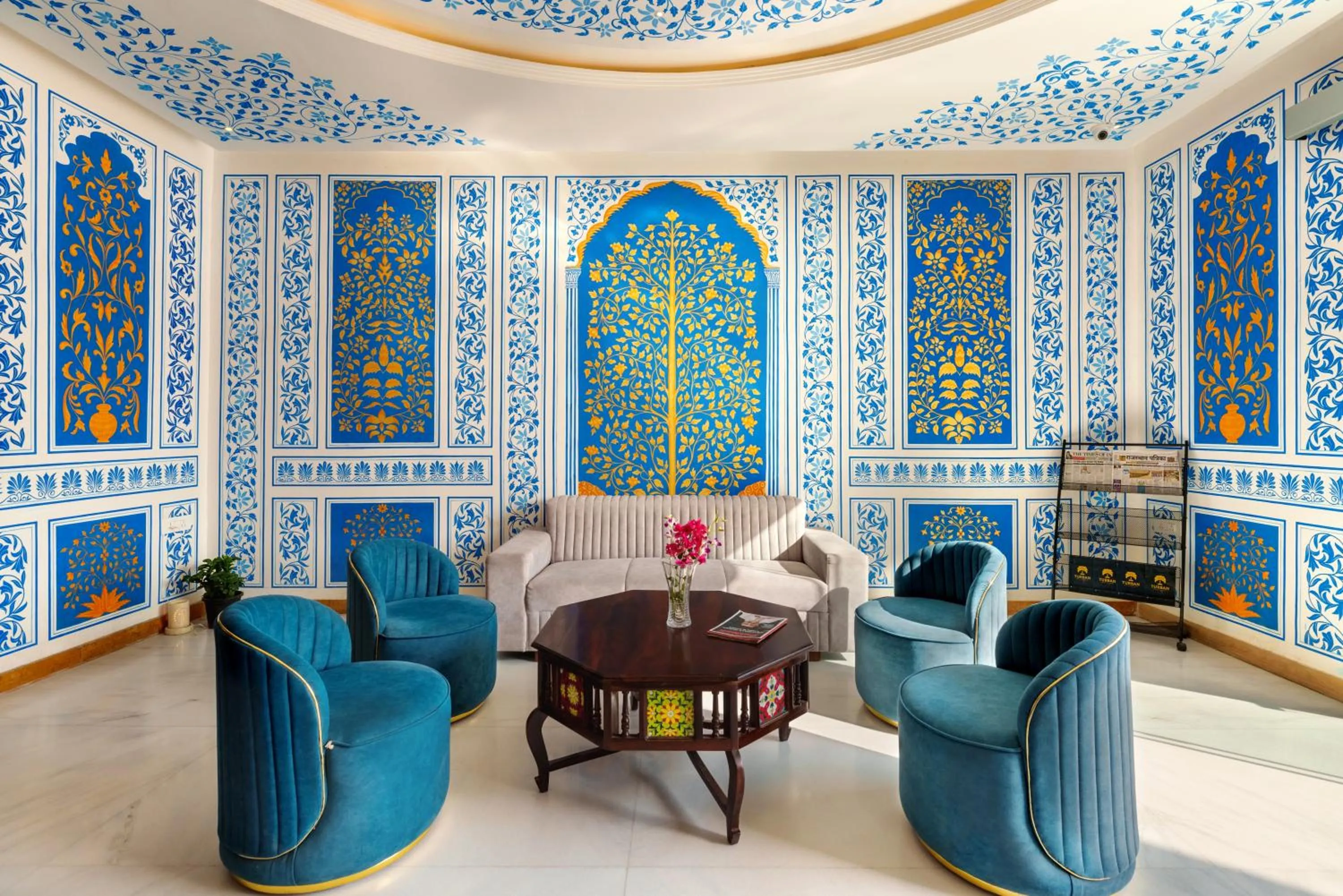 Lobby or reception in Turban Roopgarh Resort and Spa, Udaipur