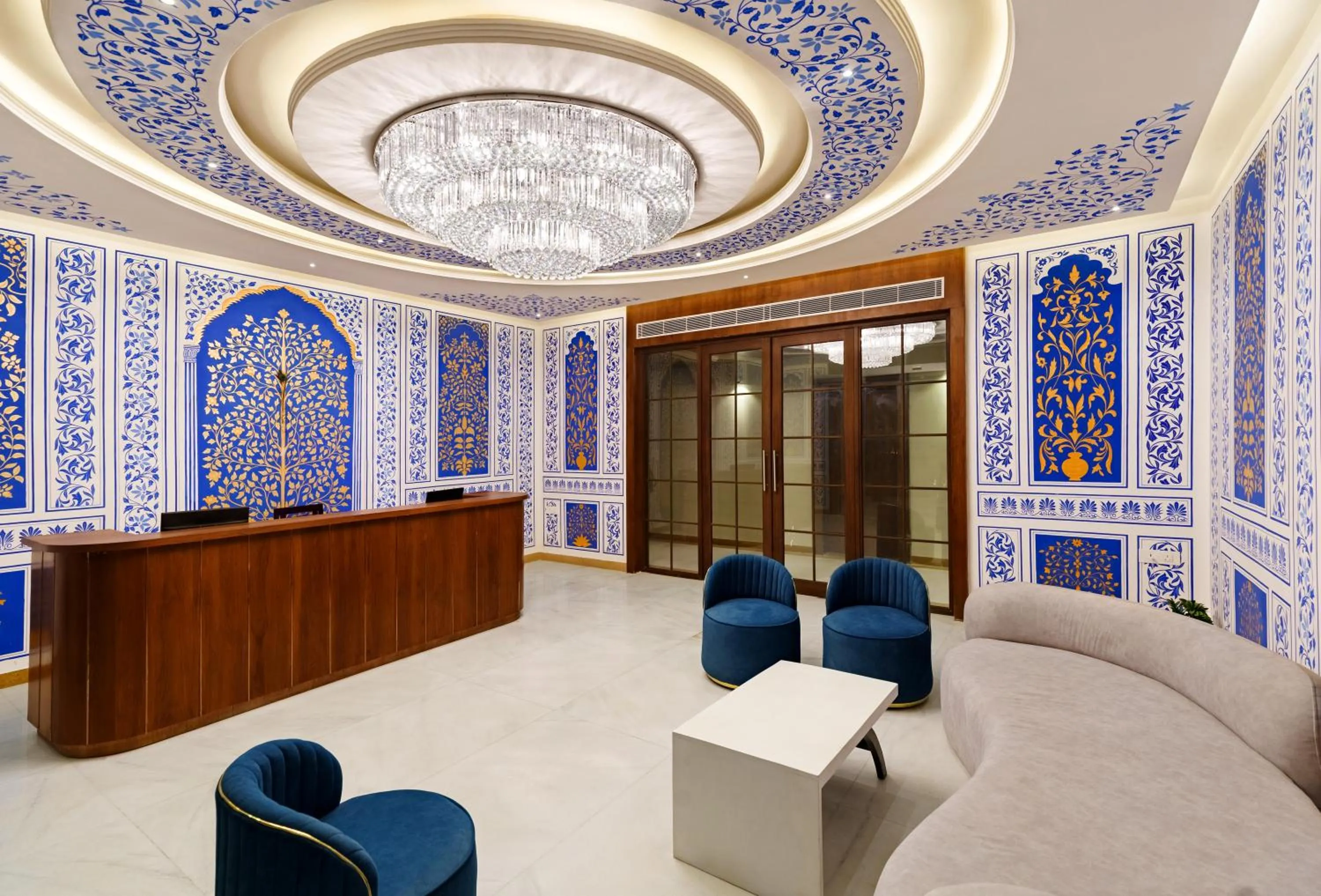 Lobby or reception in Turban Roopgarh Resort and Spa, Udaipur