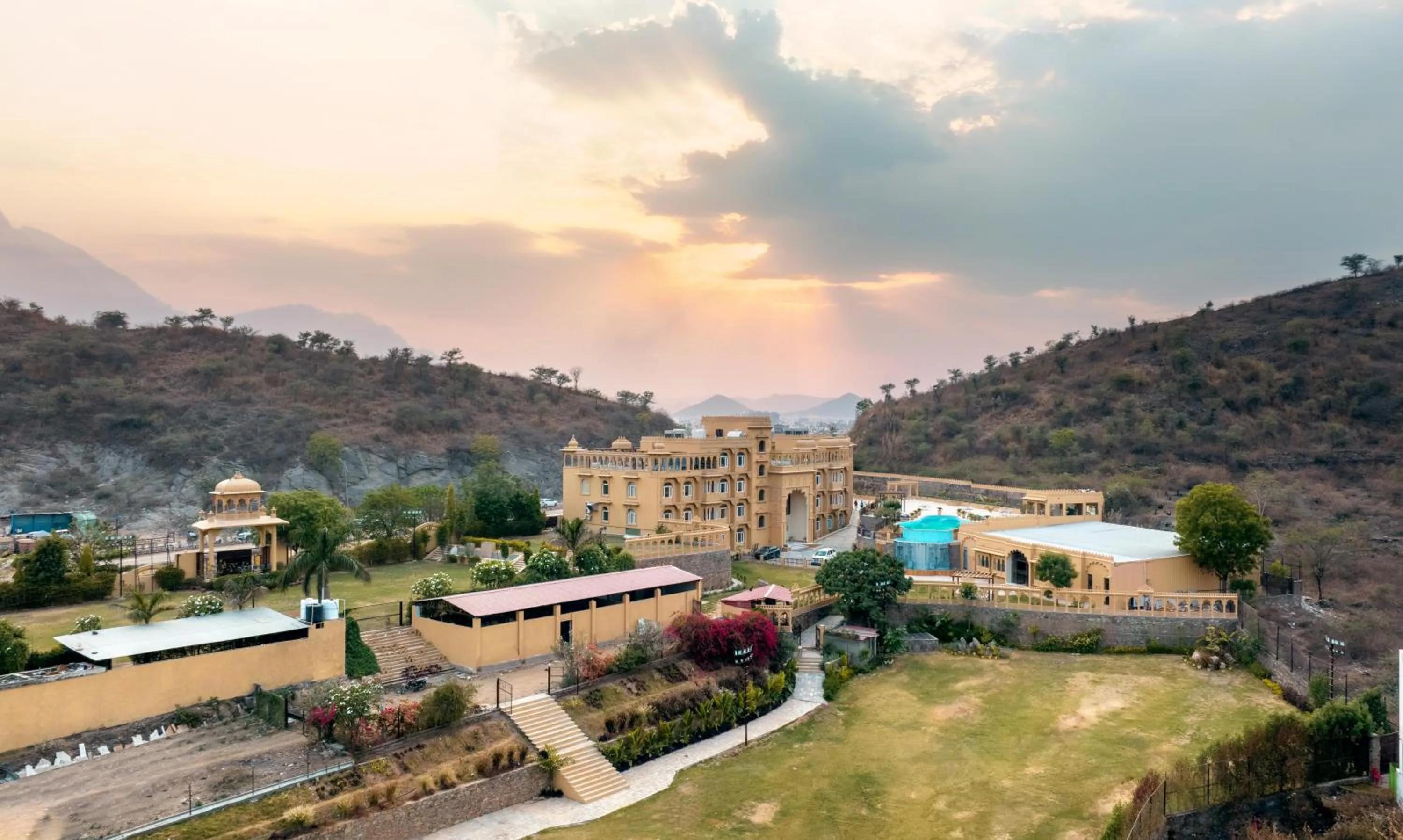 Mountain view in Turban Roopgarh Resort and Spa, Udaipur
