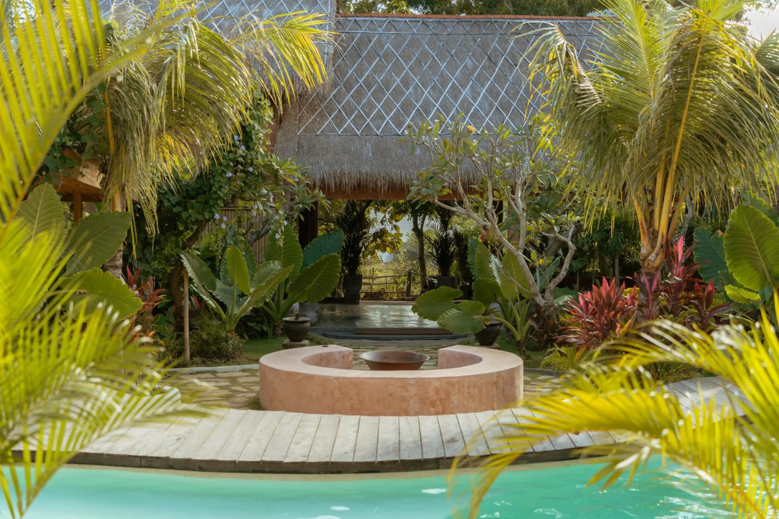 Pool view in Lulu's Villas