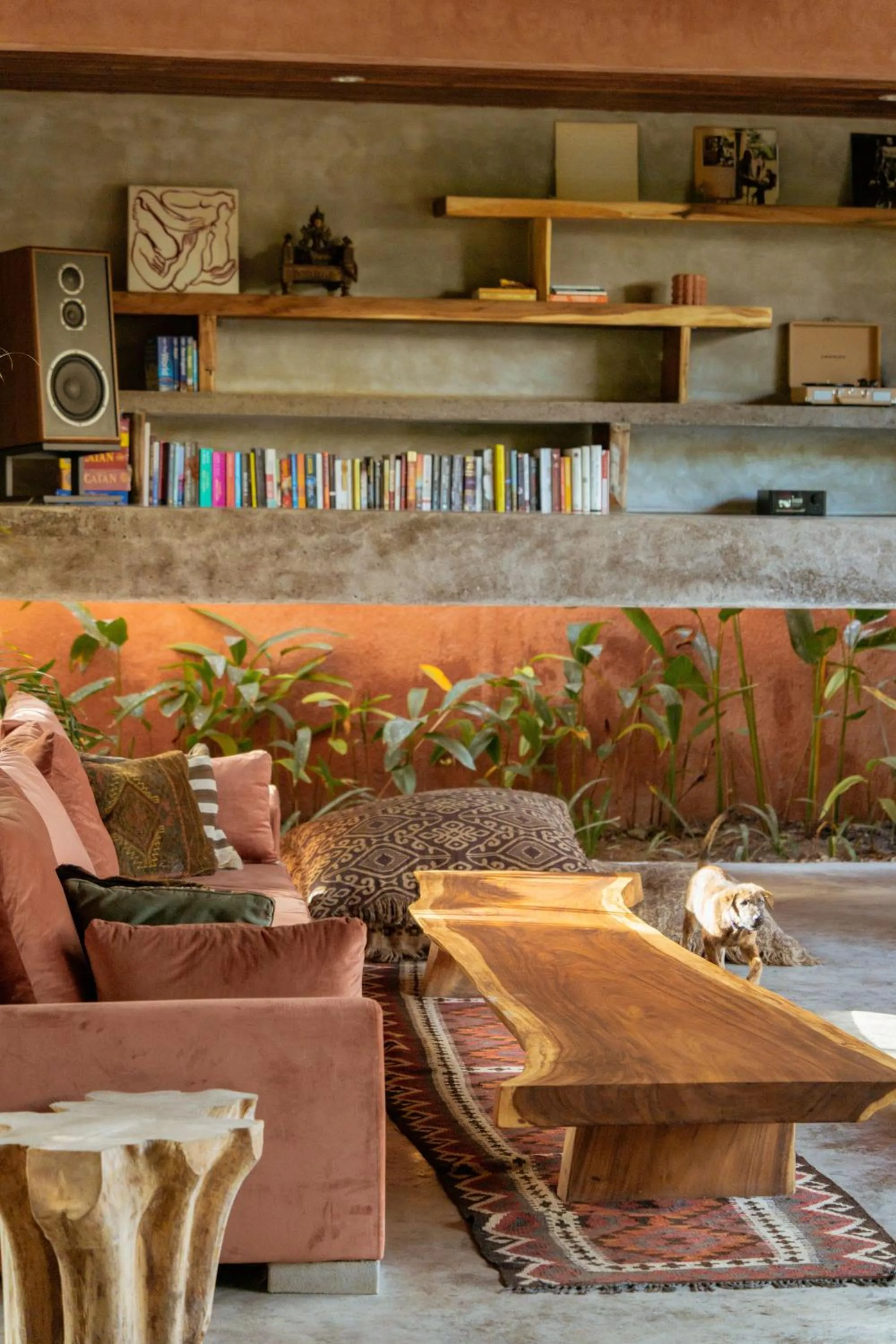 Library in Lulu's Villas