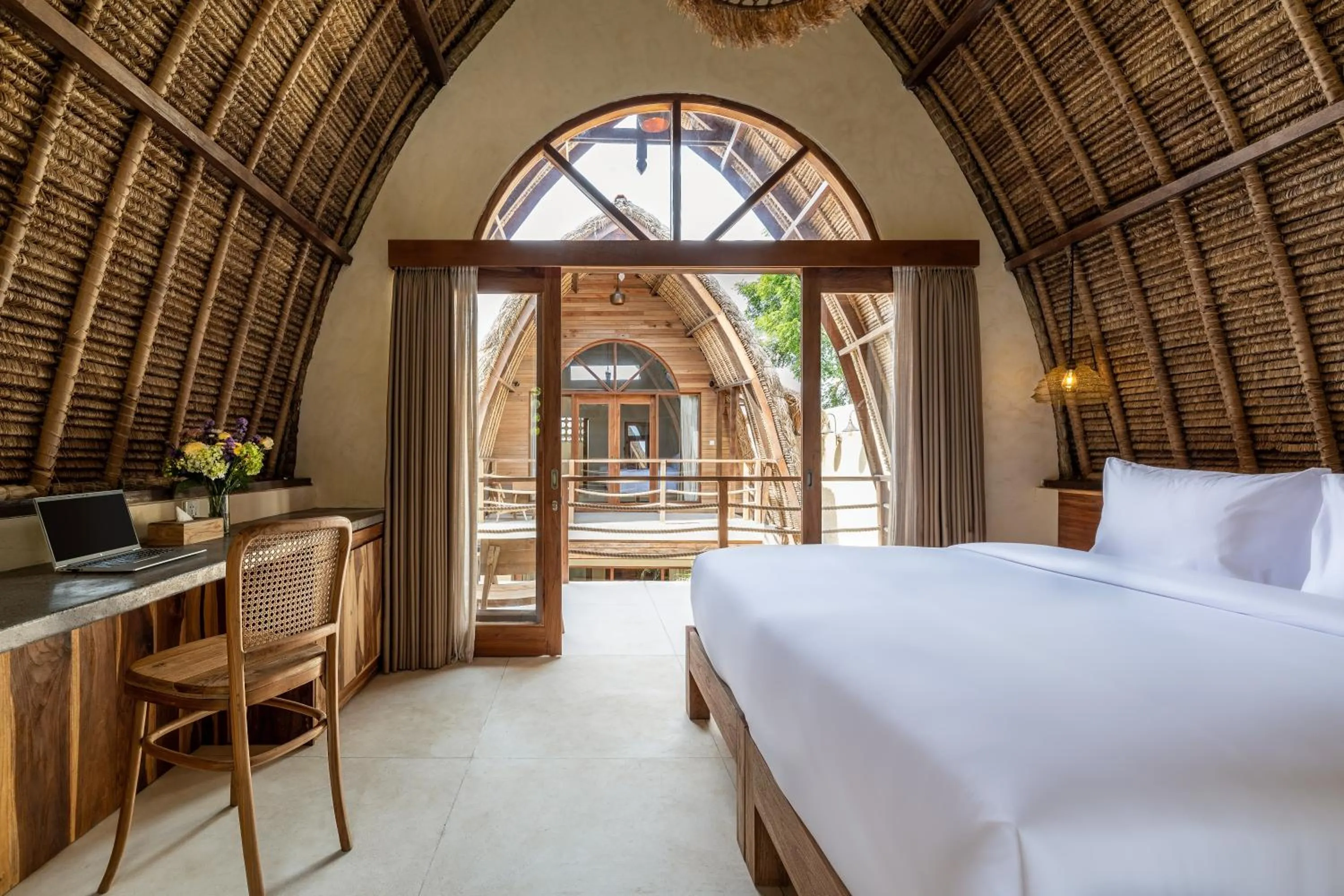 Bedroom, Bed in Lulu's Villas