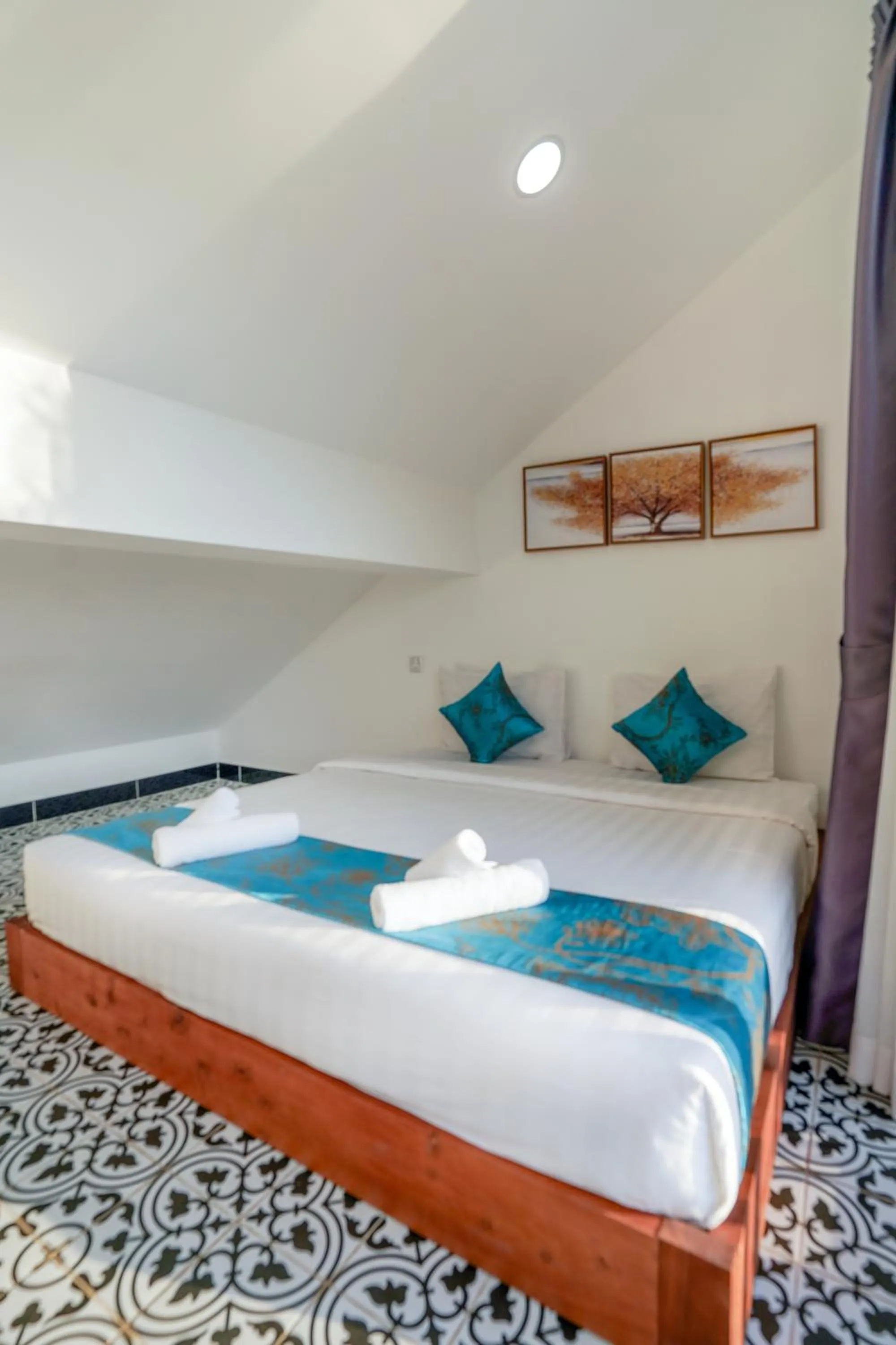 Bed in Angkearboss Villa
