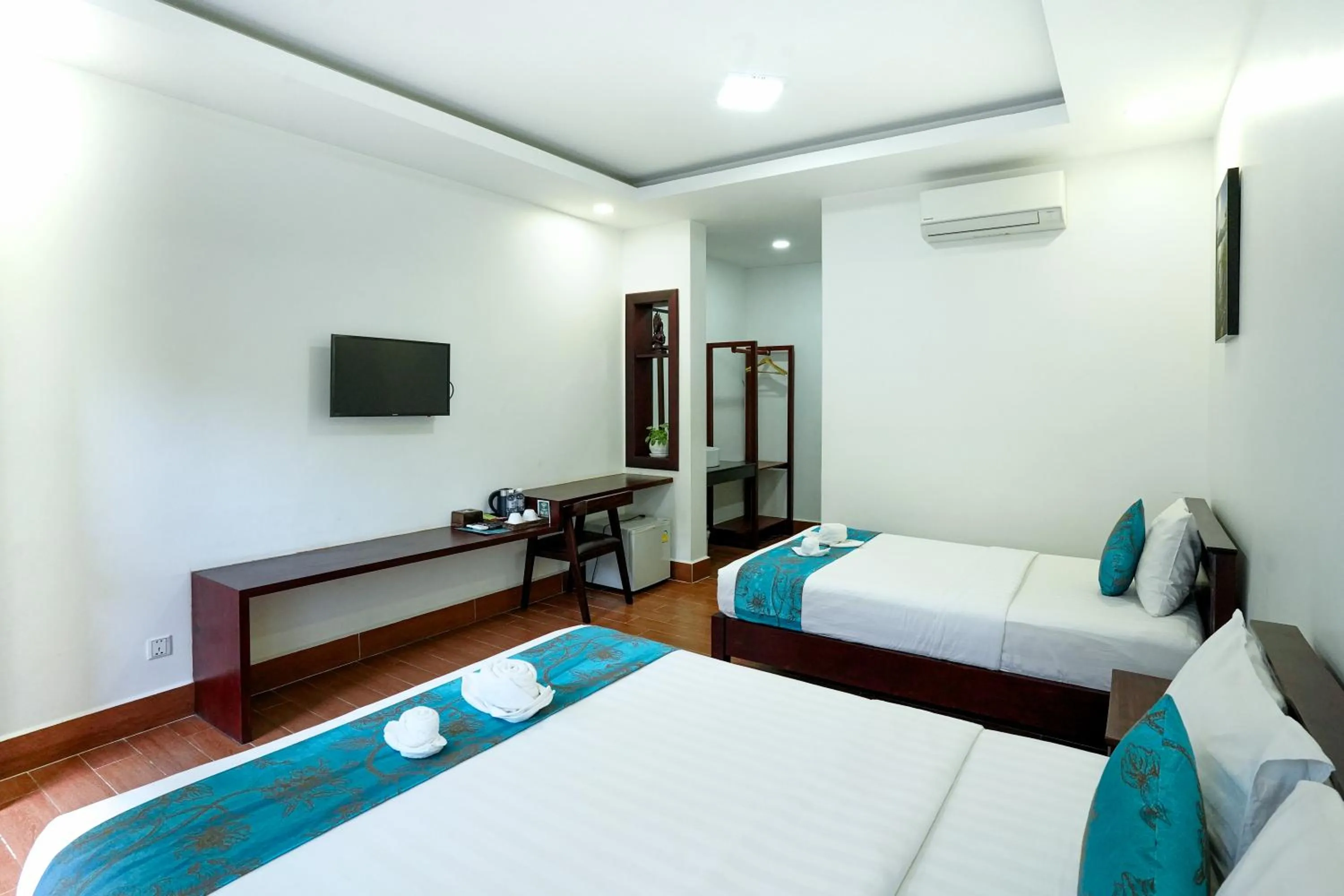 Bed in Angkearboss Villa