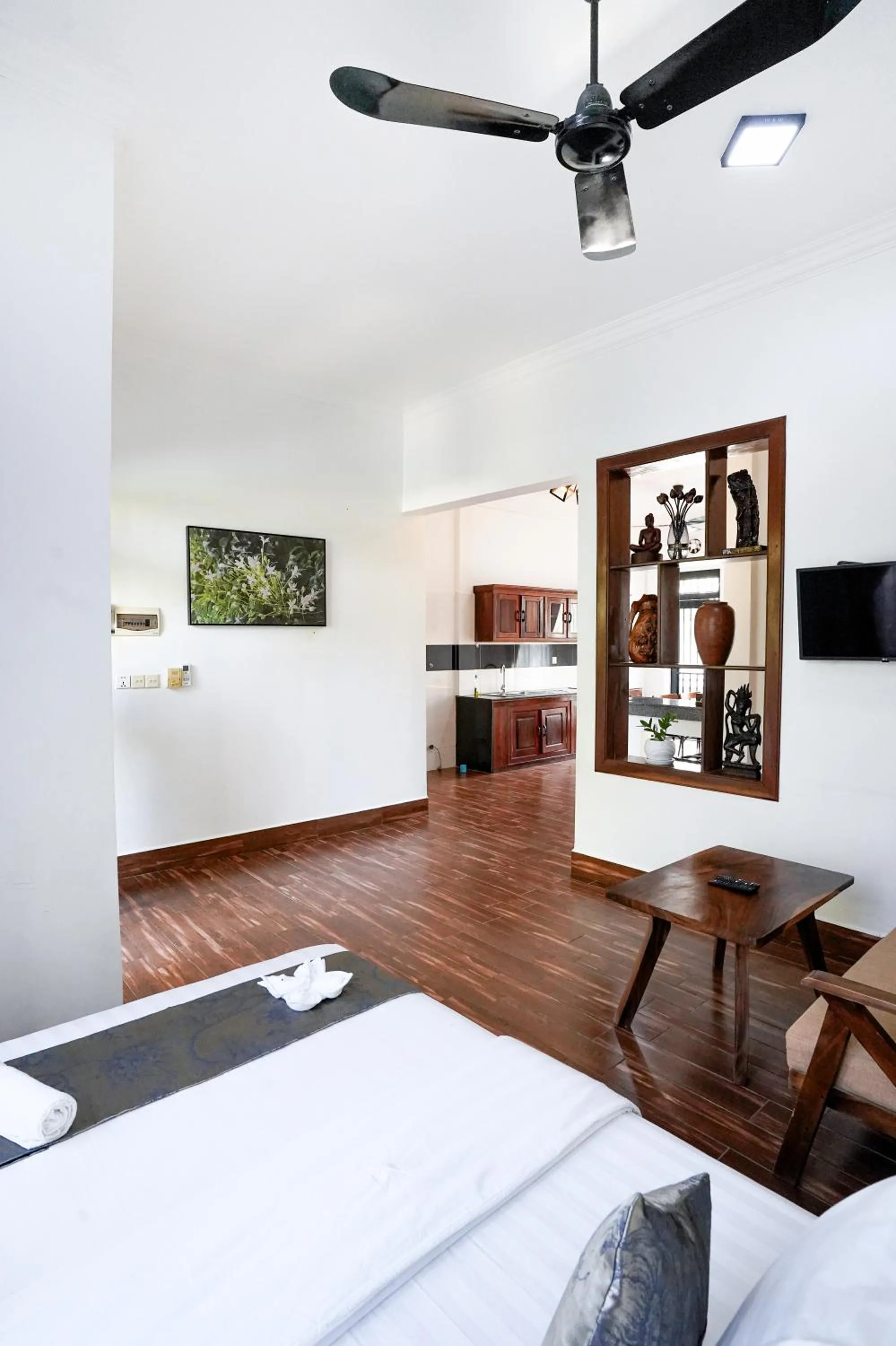 Bed in Angkearboss Villa