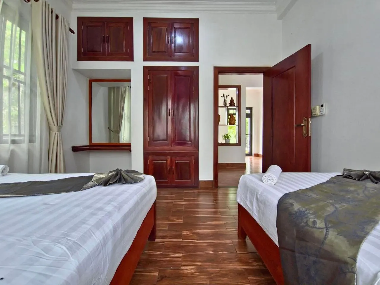 Bed in Angkearboss Villa