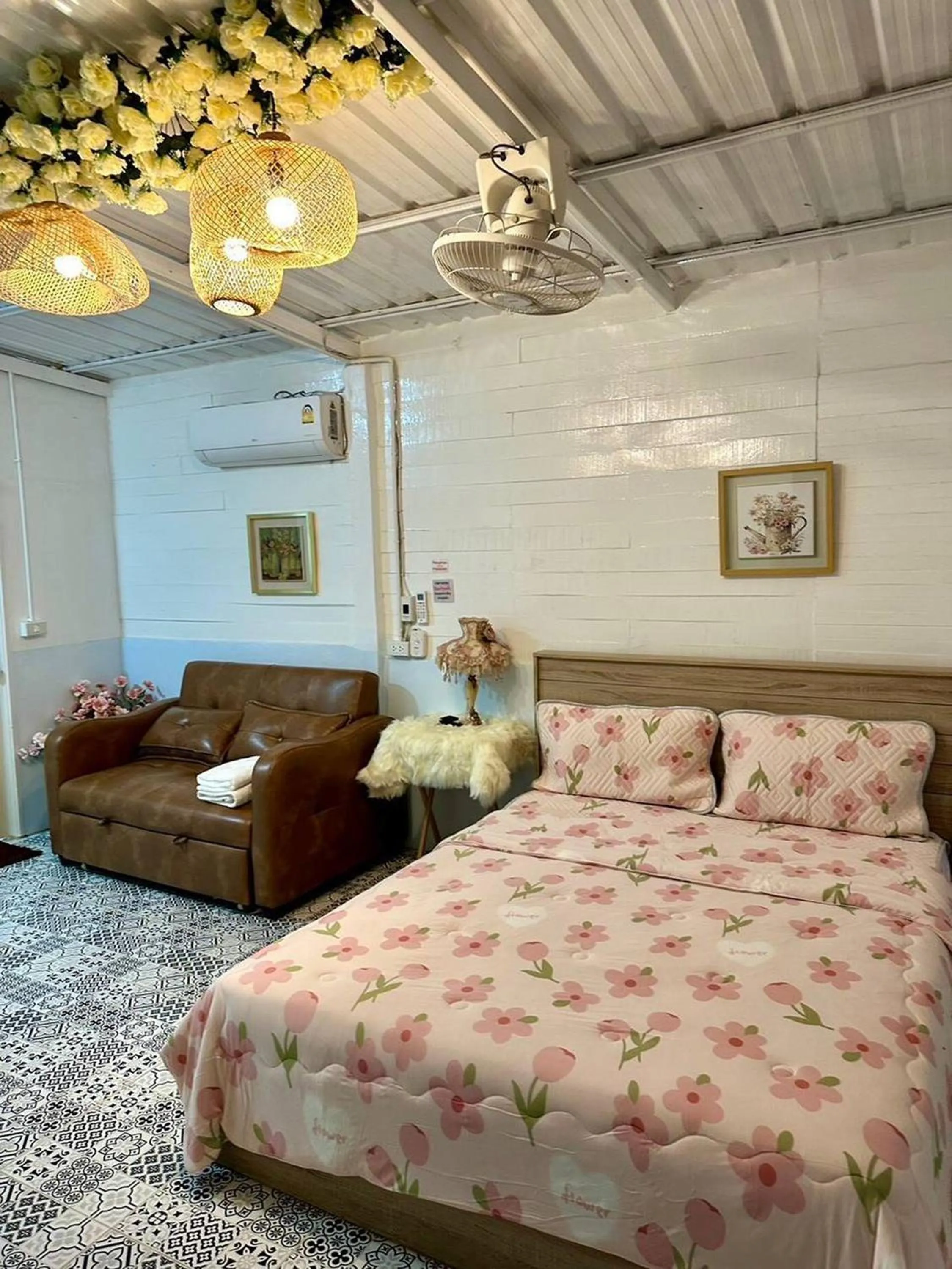 Bed in Peang Tara Cafe & Resort