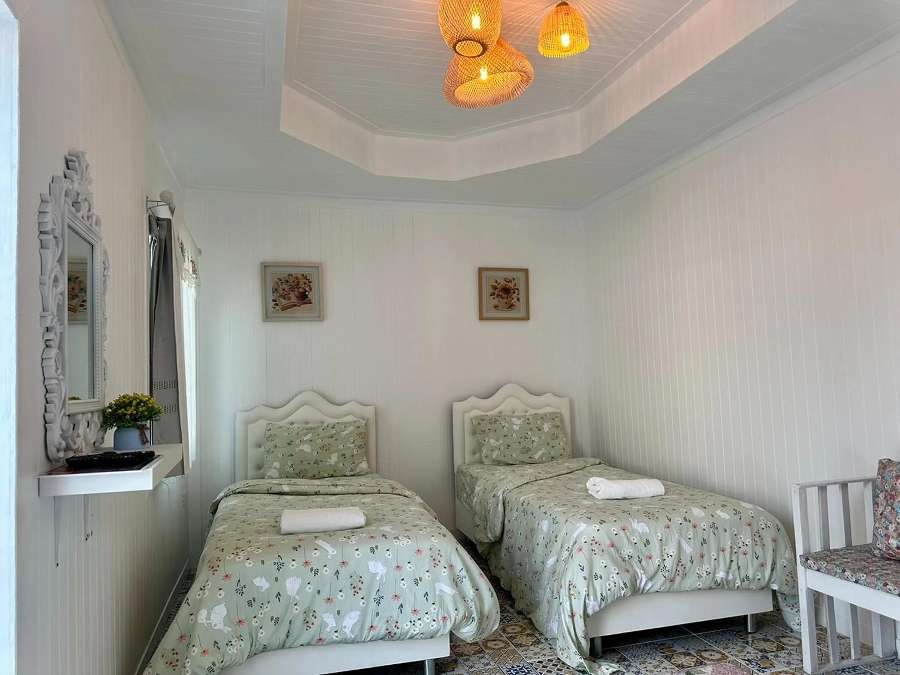 Bed in Peang Tara Cafe & Resort