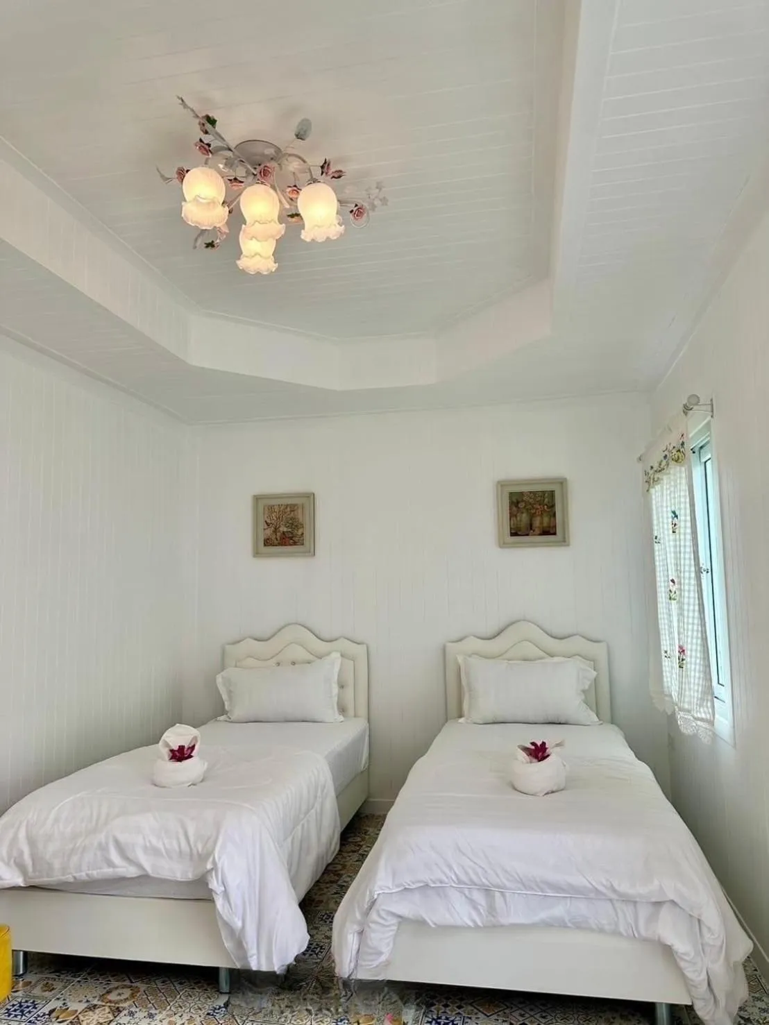 Bed in Peang Tara Cafe & Resort