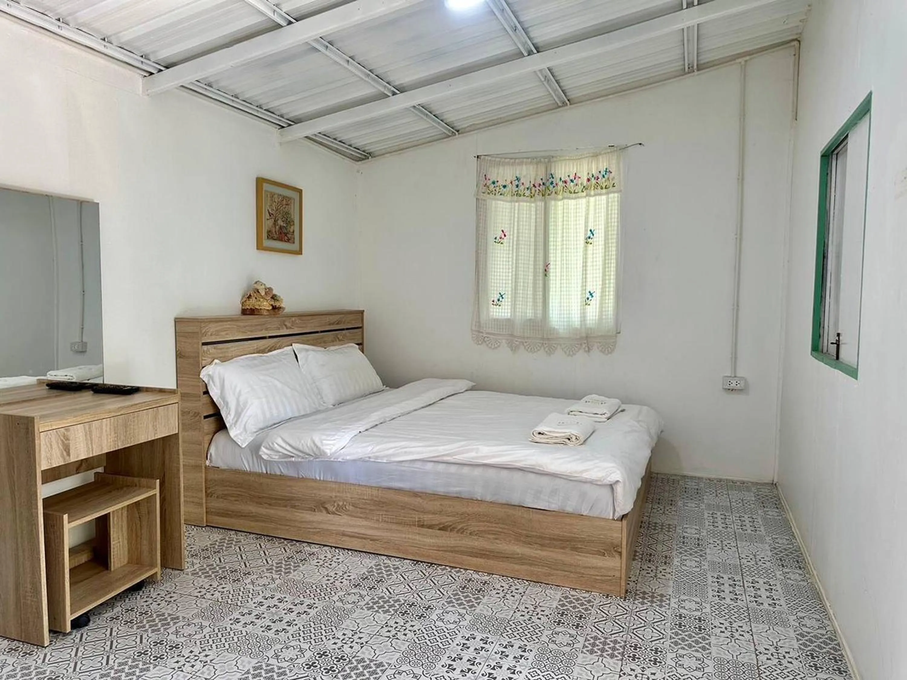 Bed in Peang Tara Cafe & Resort