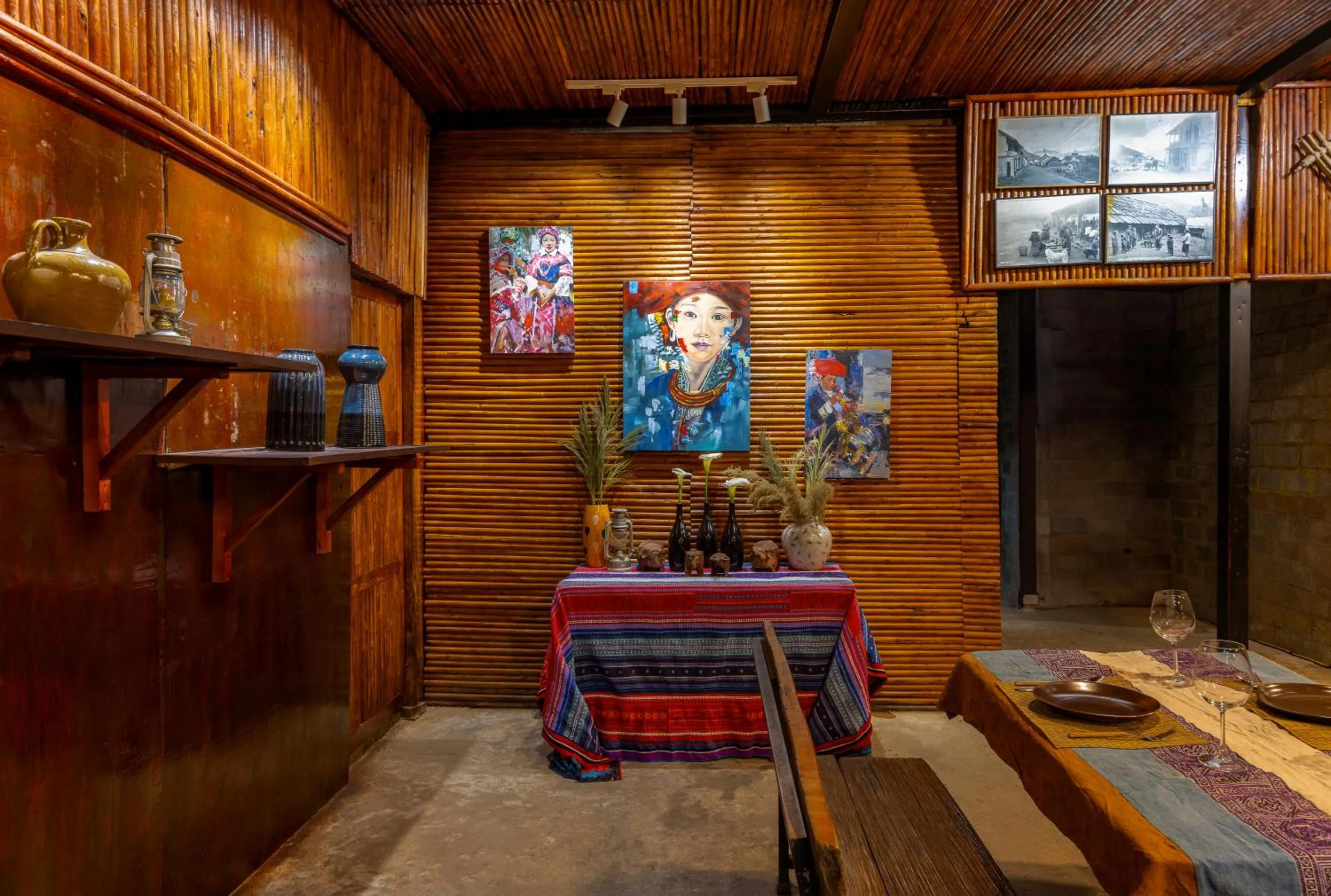 Decorative detail in Sapaxa Spring Garden Ecolodge