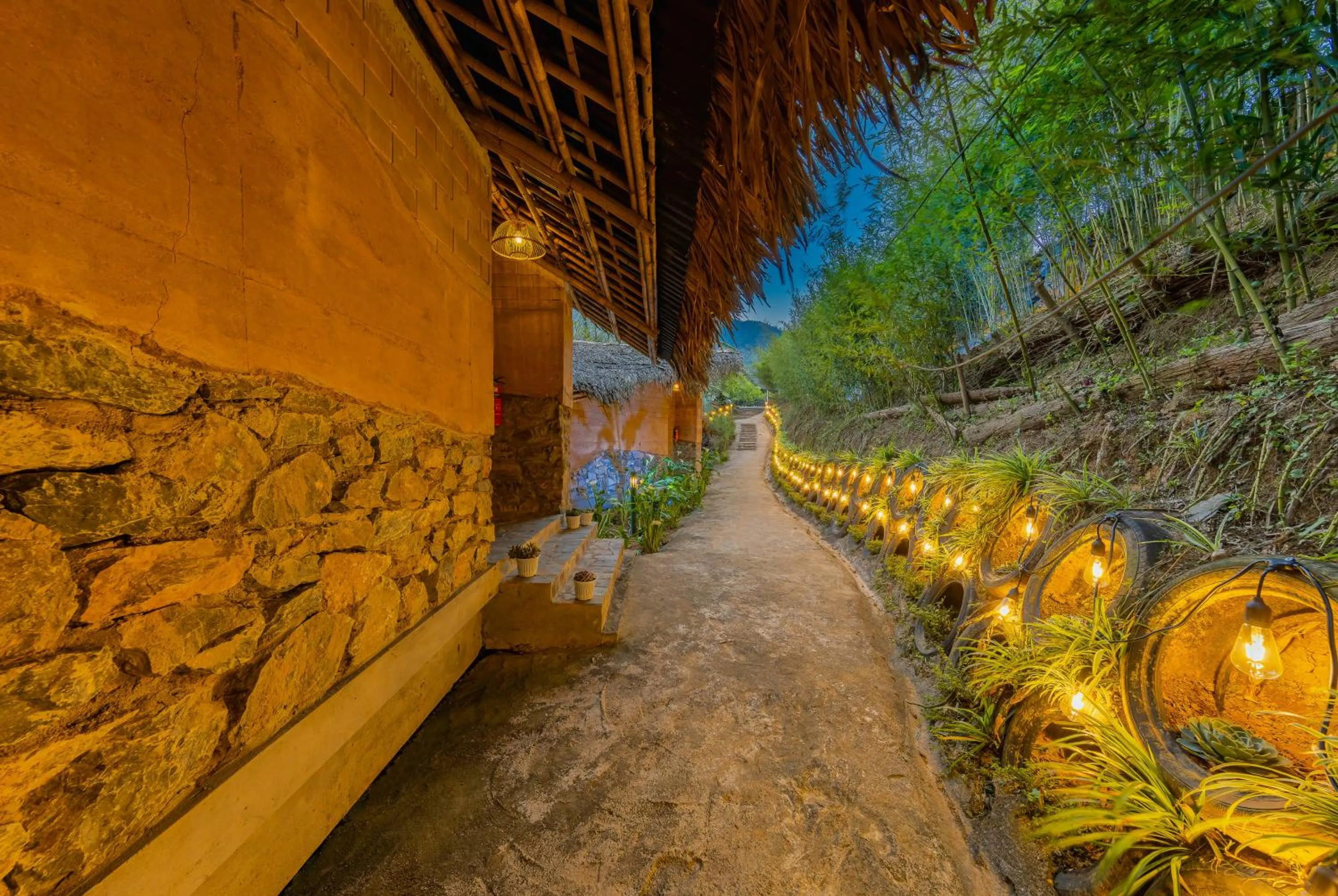 Patio in Sapaxa Spring Garden Ecolodge