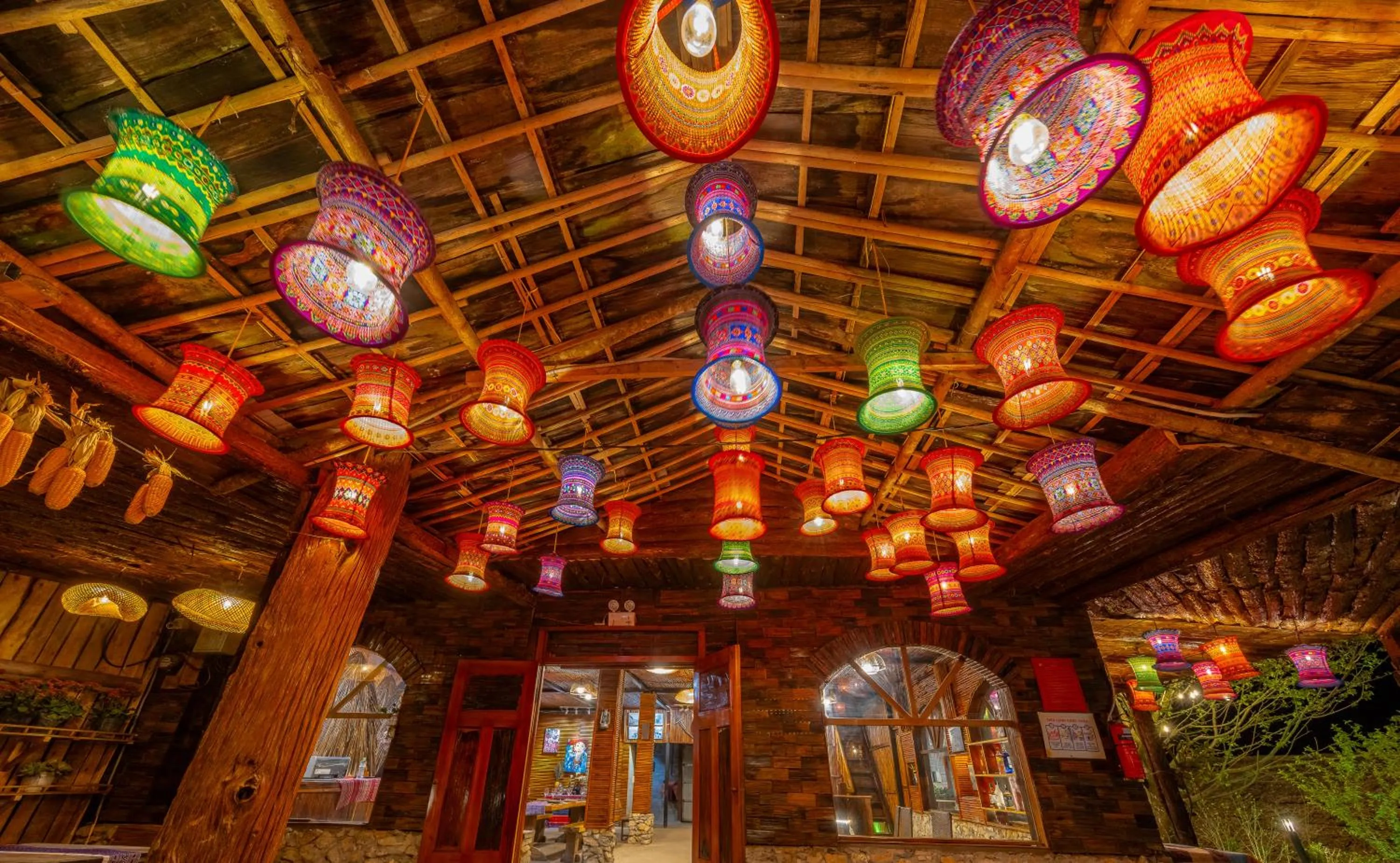 Decorative detail in Sapaxa Spring Garden Ecolodge