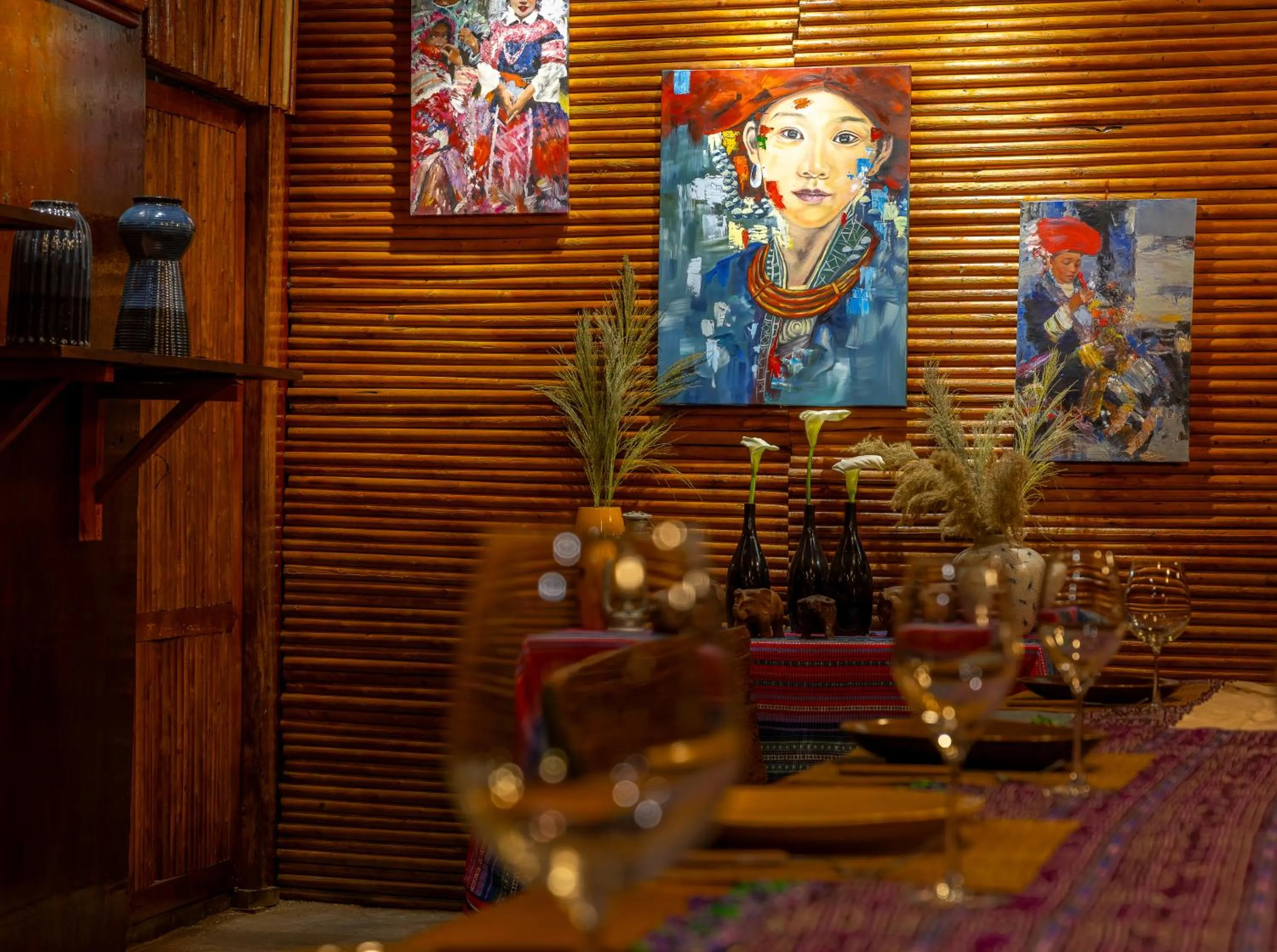 Decorative detail in Sapaxa Spring Garden Ecolodge