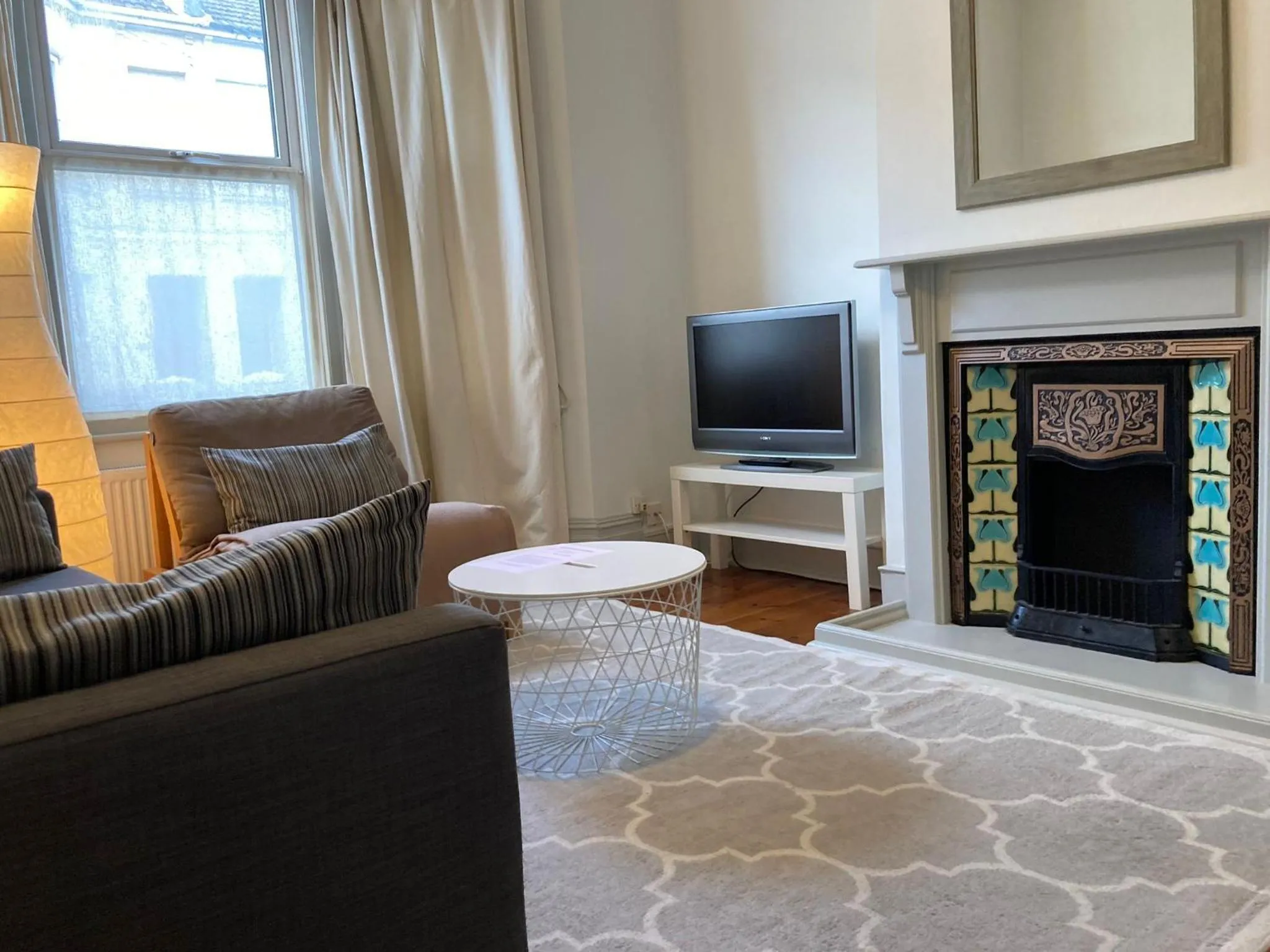 Living room in The Blue House