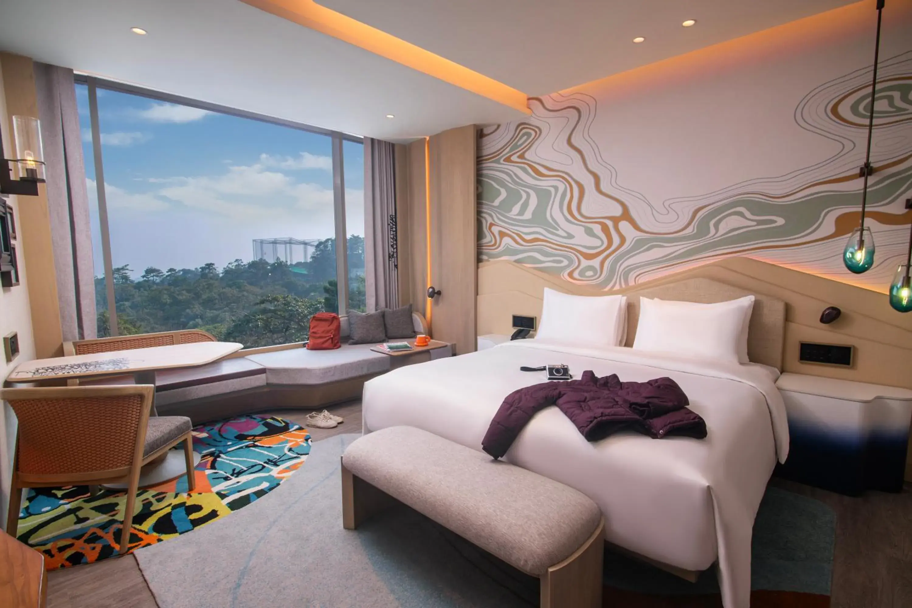 Premium King Room with City View in Hotel Indigo Bandung Dago Pakar by IHG Premium King Room with City View in Hotel Indigo Bandung Dago Pakar by IHG