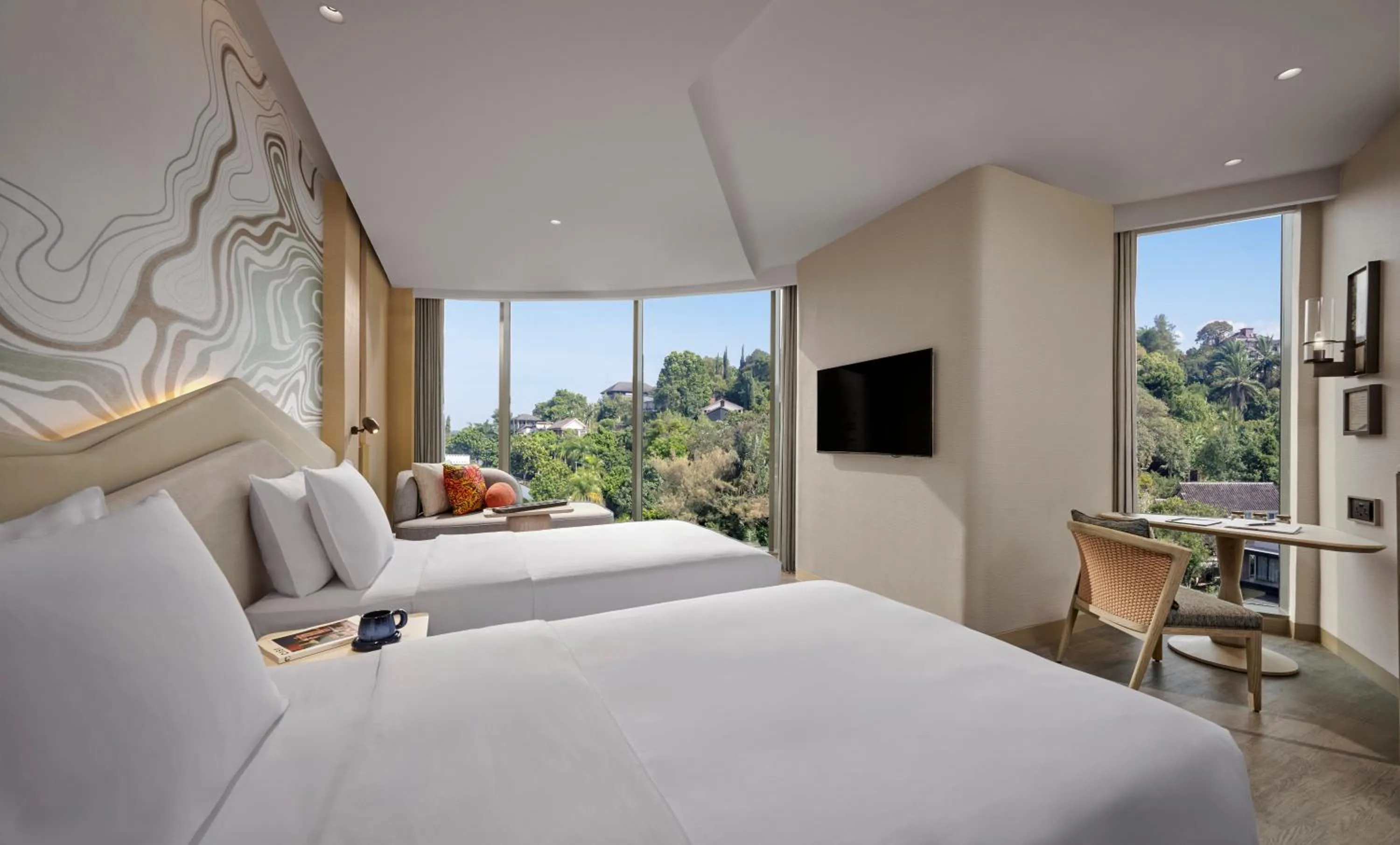 City view, Bed in Hotel Indigo Bandung Dago Pakar by IHG