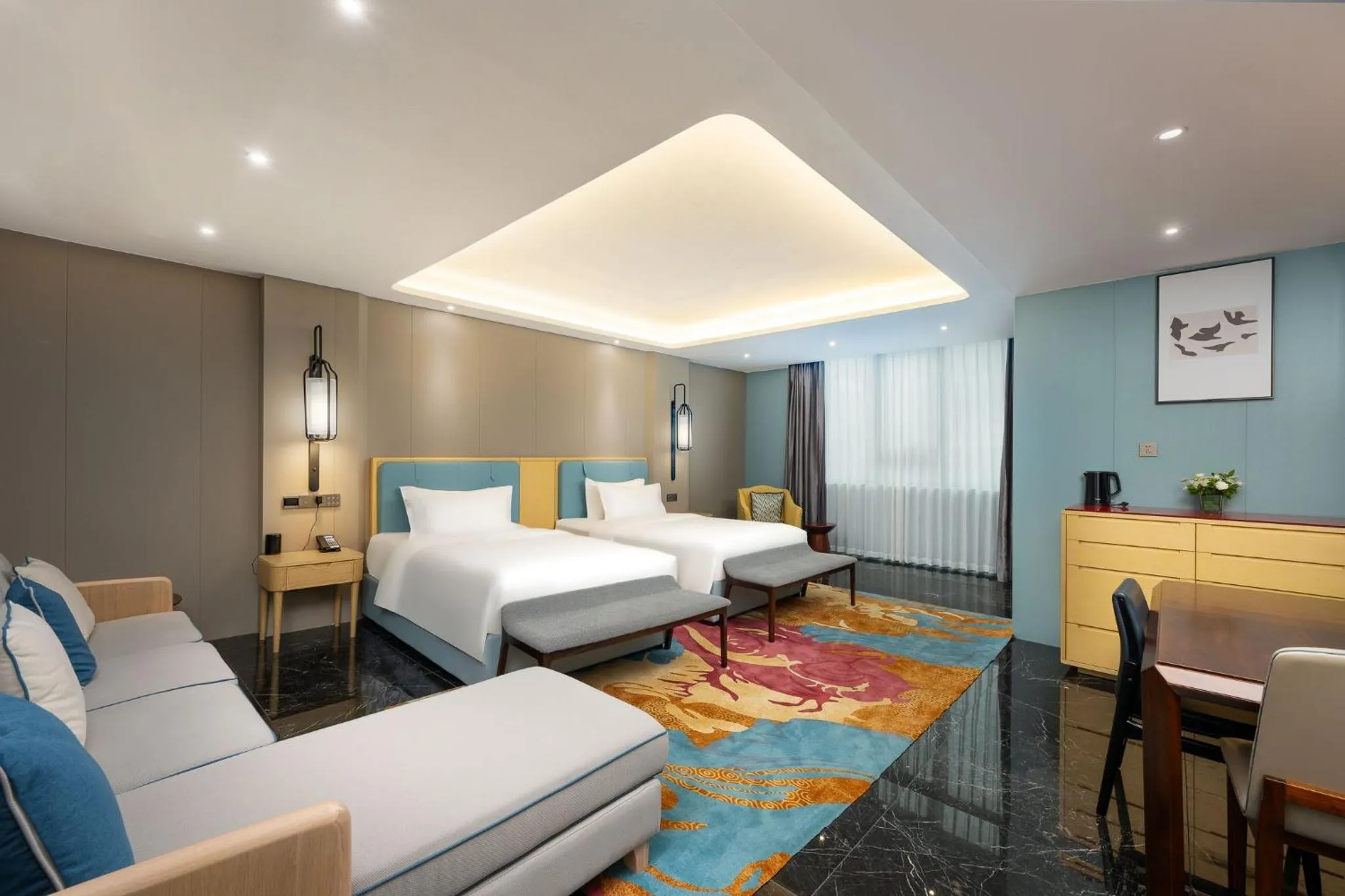 Photo of the whole room in Holiday Inn Express Zhuhai Guishan Island, an IHG Hotel