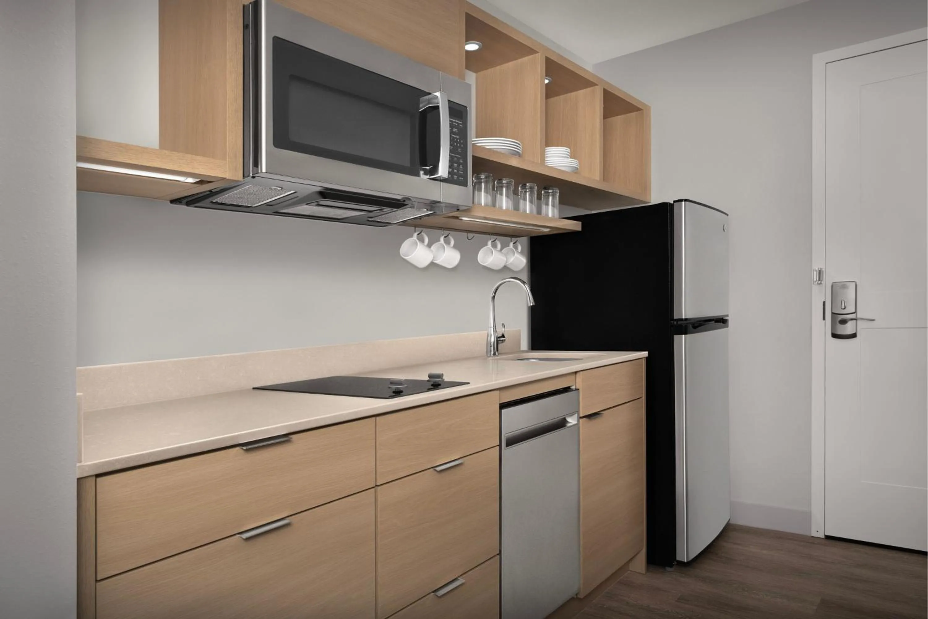 Kitchen or kitchenette in TownePlace Suites Jacksonville Airport