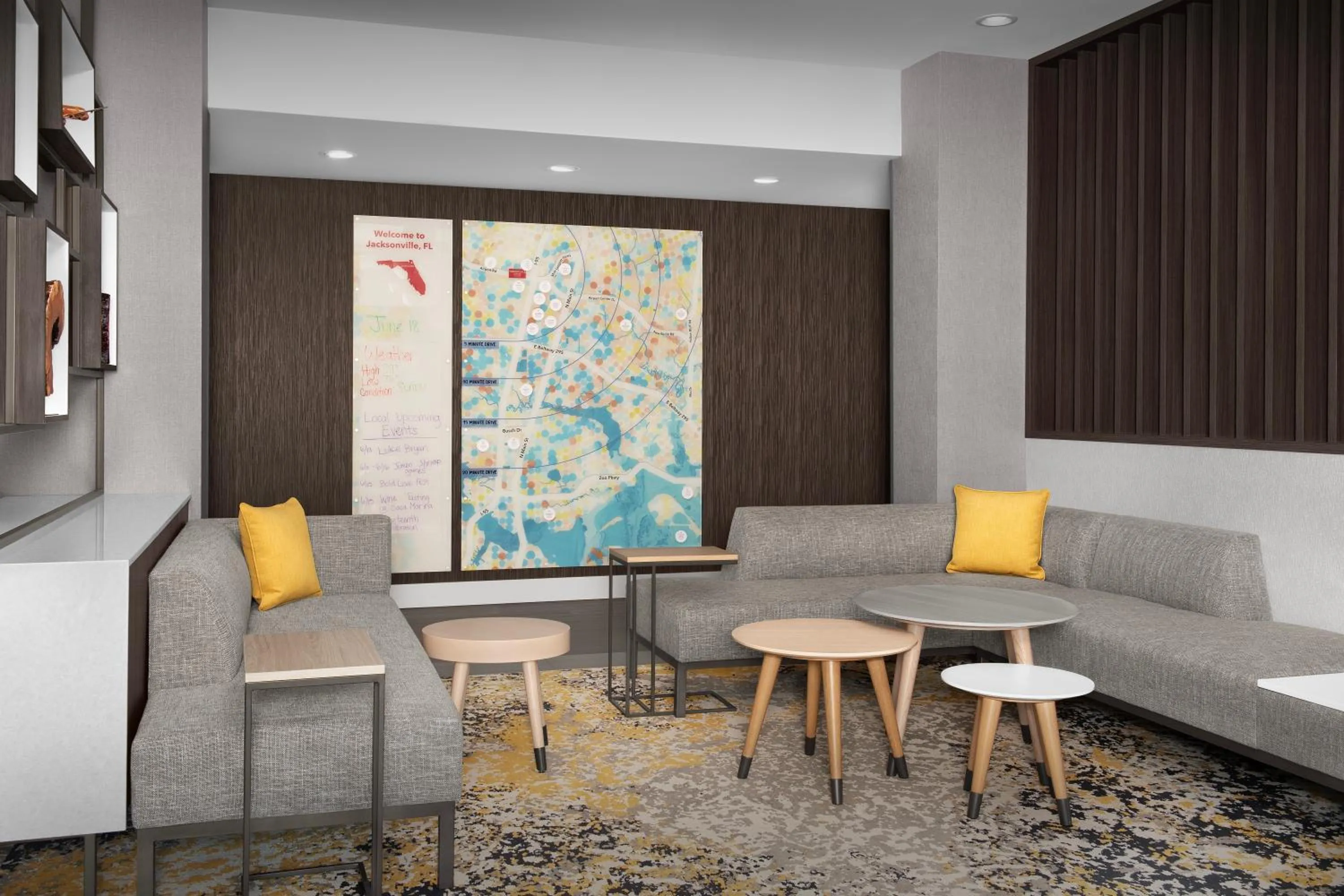 Lobby or reception in TownePlace Suites Jacksonville Airport