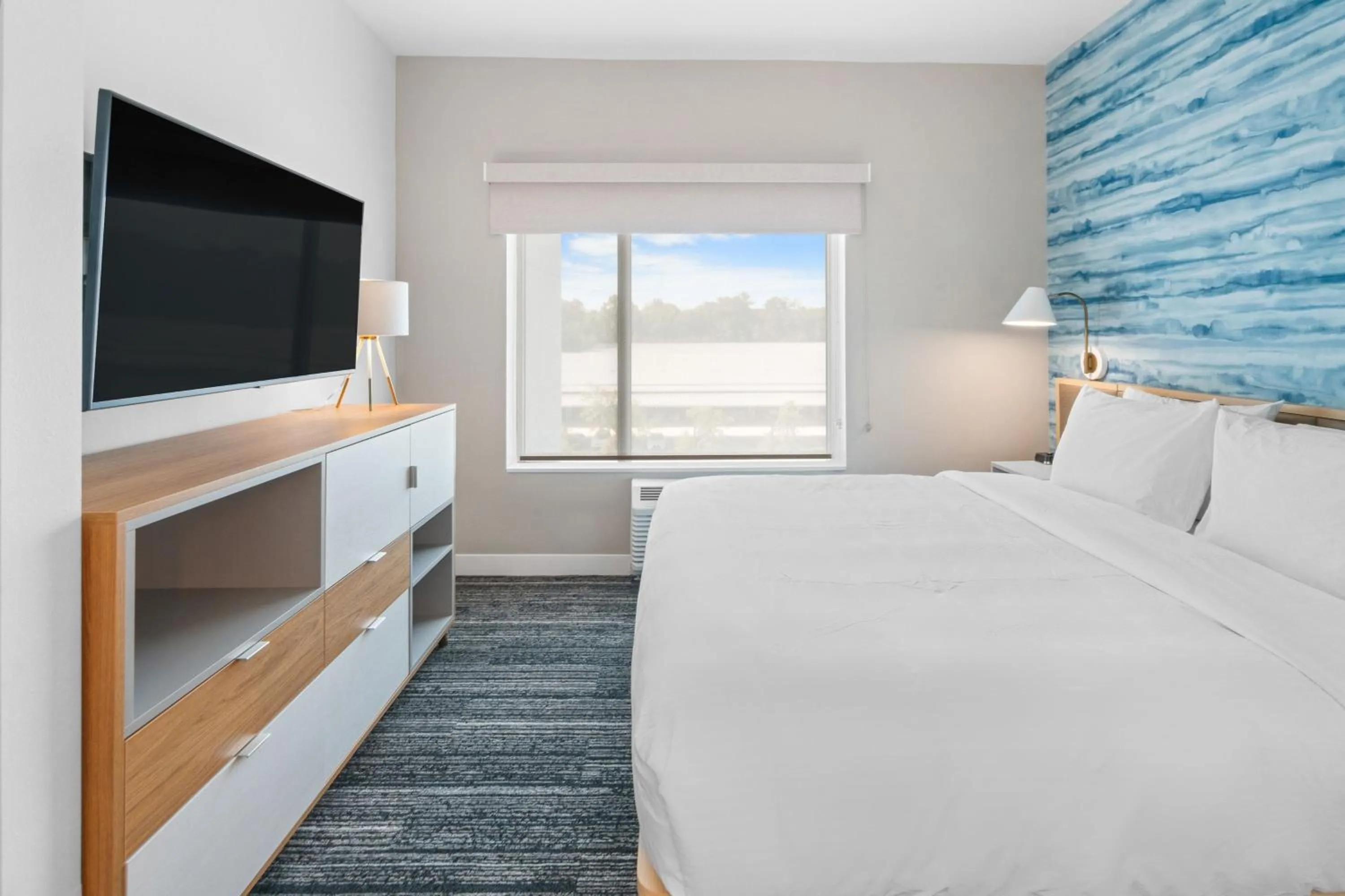 Photo of the whole room, Bed in TownePlace Suites Jacksonville Airport