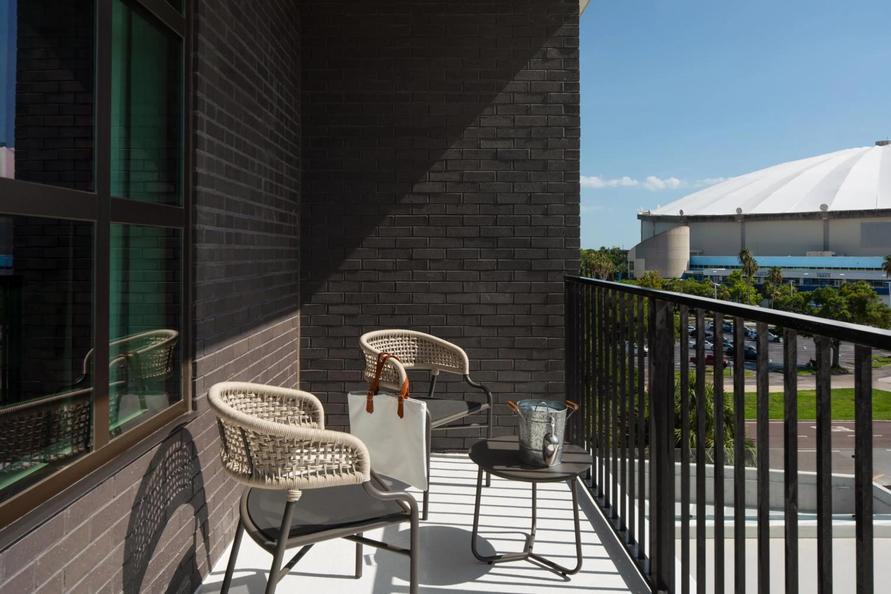 Balcony/Terrace in Moxy St. Petersburg Downtown