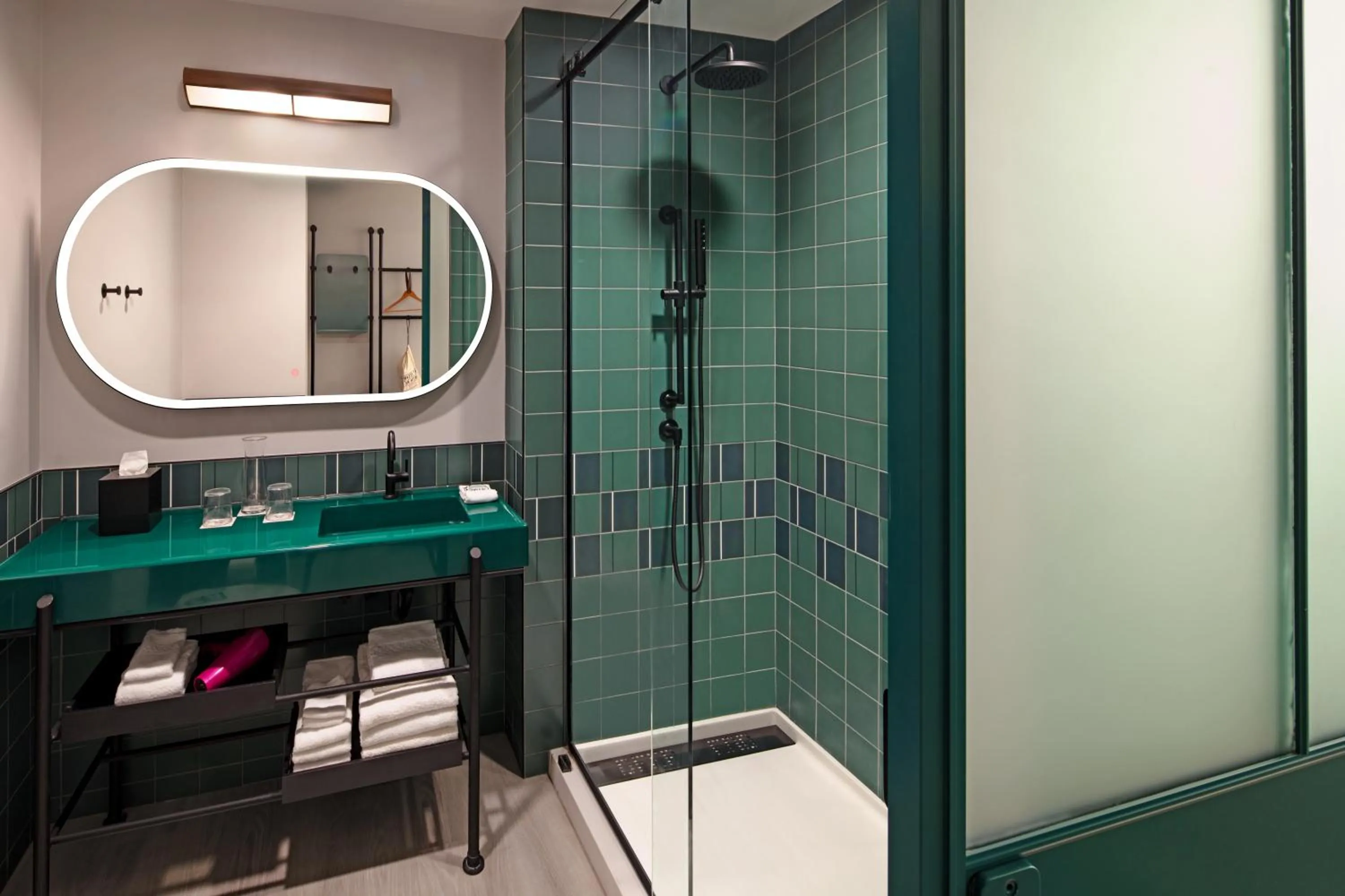 Bathroom in Moxy St. Petersburg Downtown