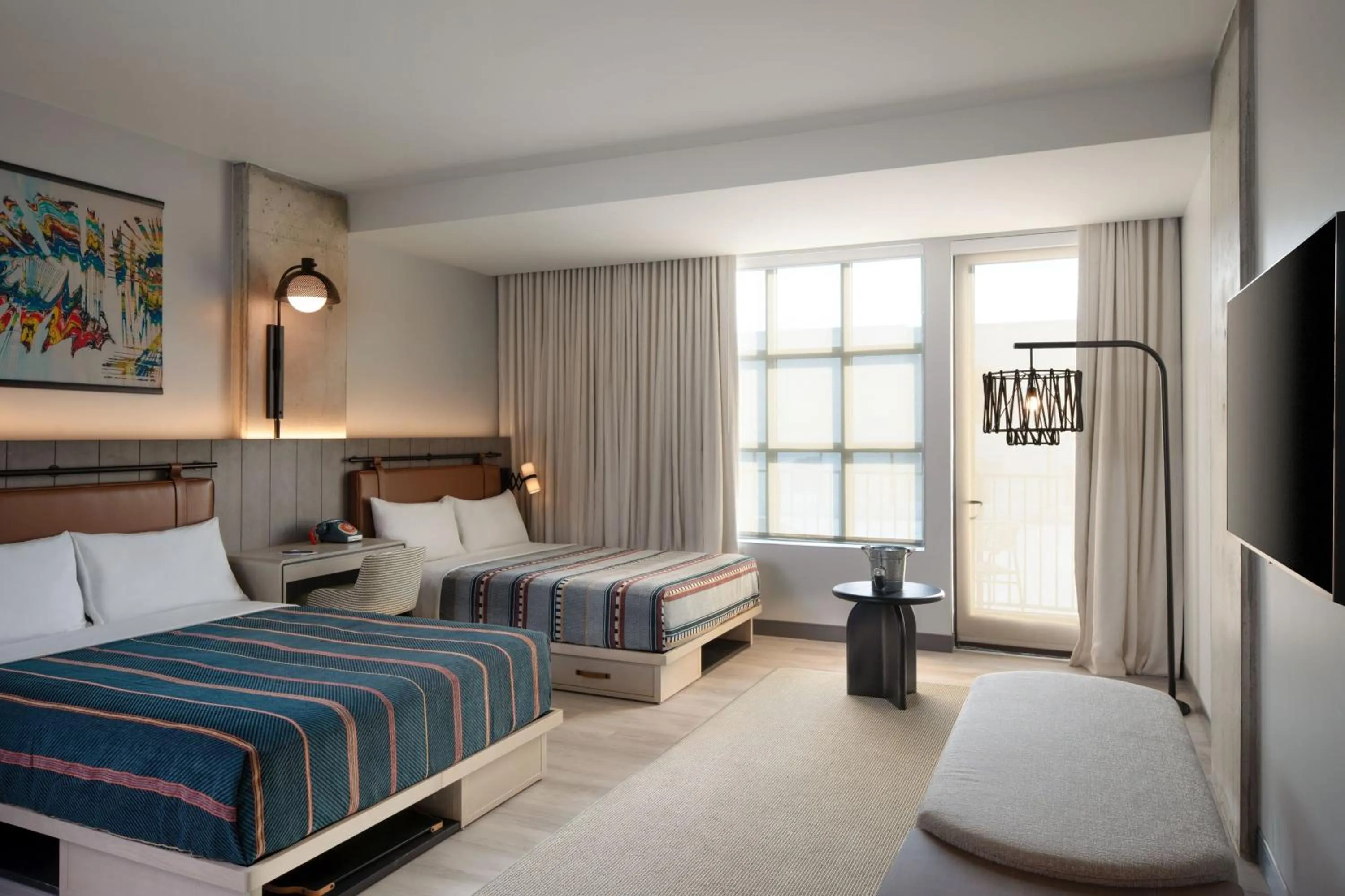 Photo of the whole room, Bed in Moxy St. Petersburg Downtown