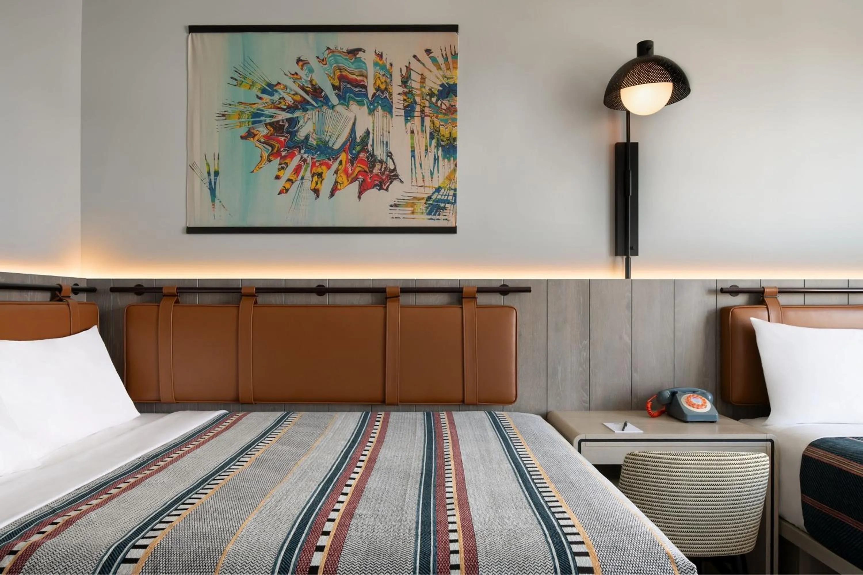 Photo of the whole room, Bed in Moxy St. Petersburg Downtown