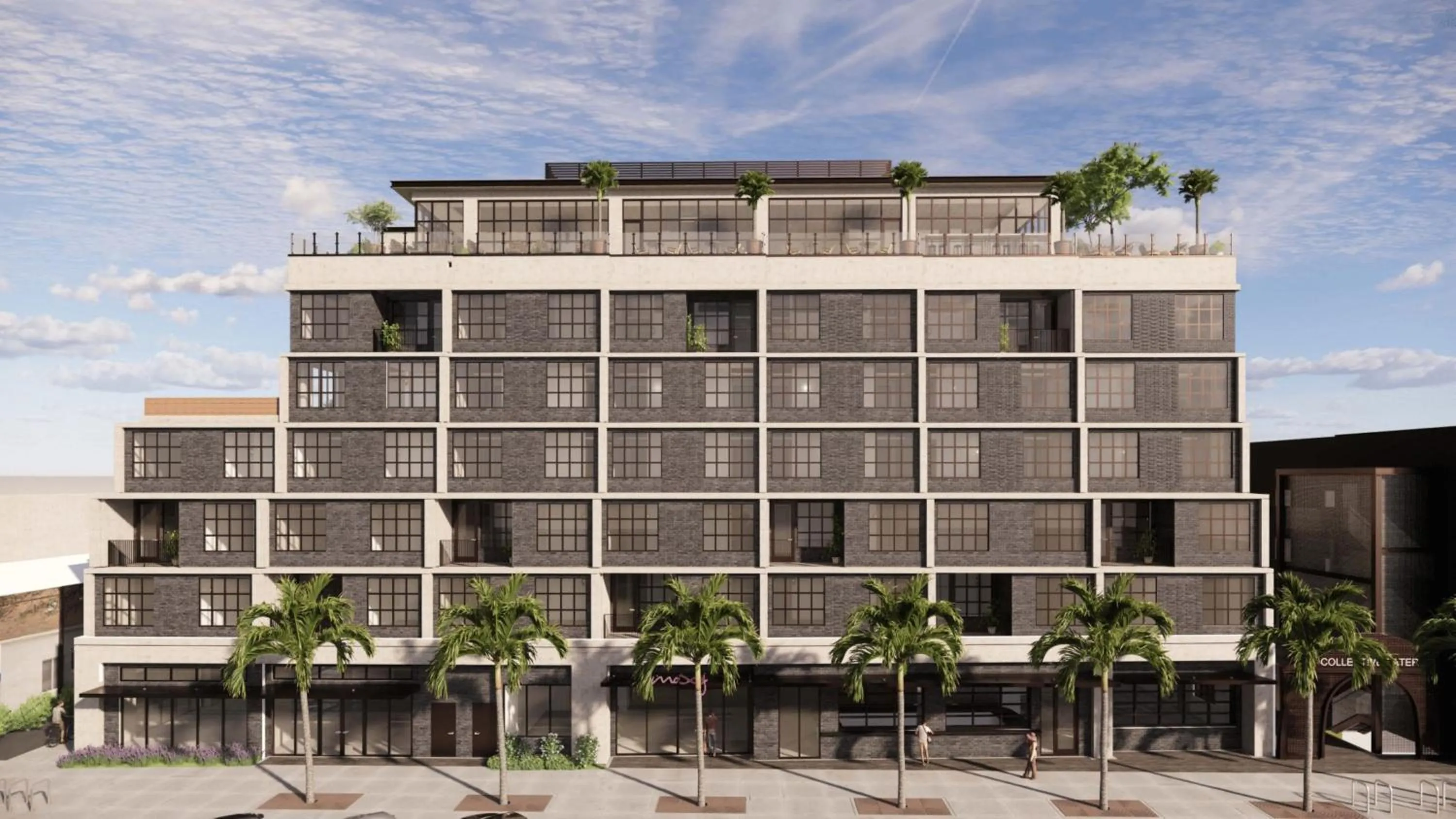 Property building in Moxy St. Petersburg Downtown