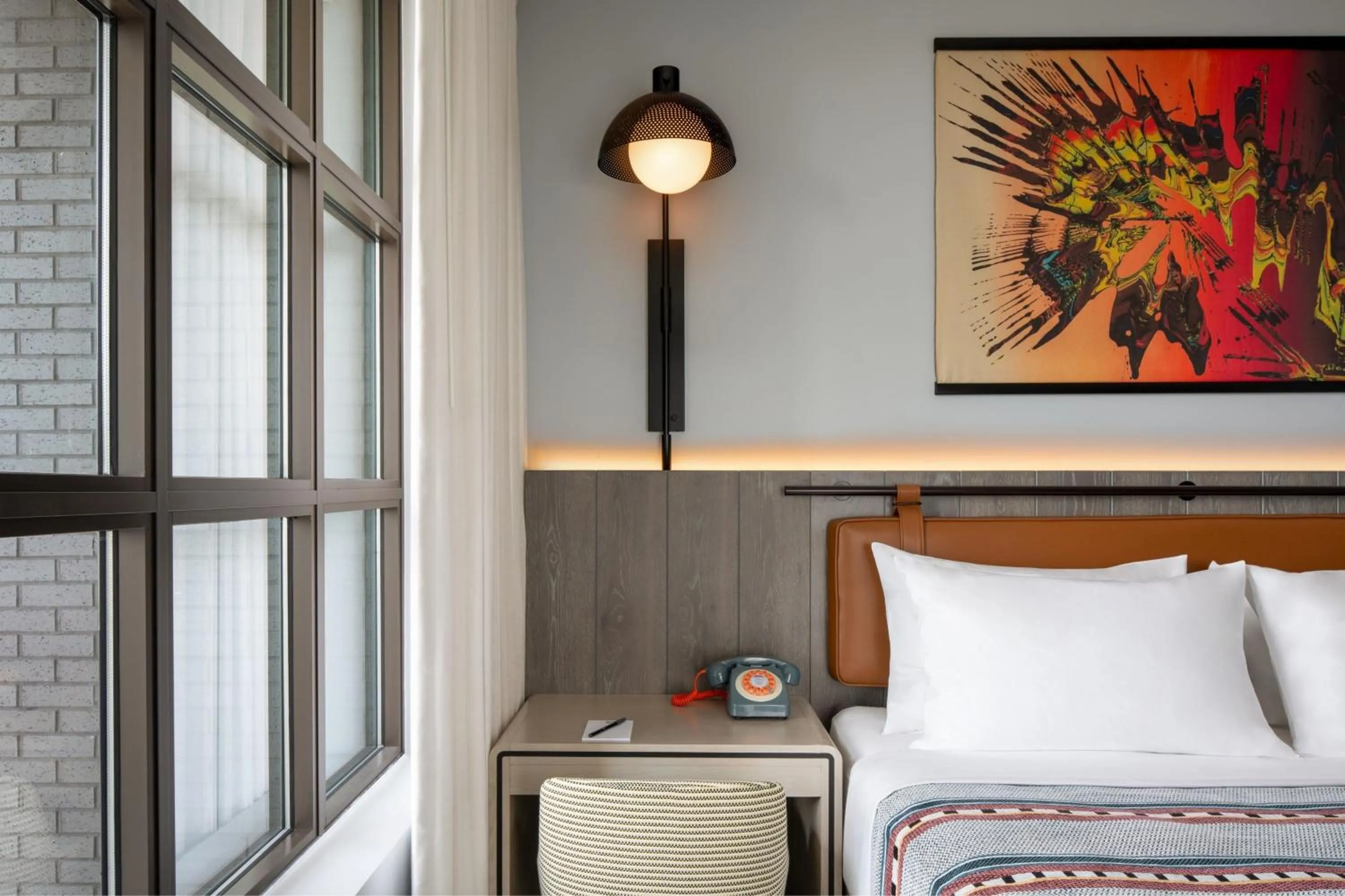 Photo of the whole room, Bed in Moxy St. Petersburg Downtown