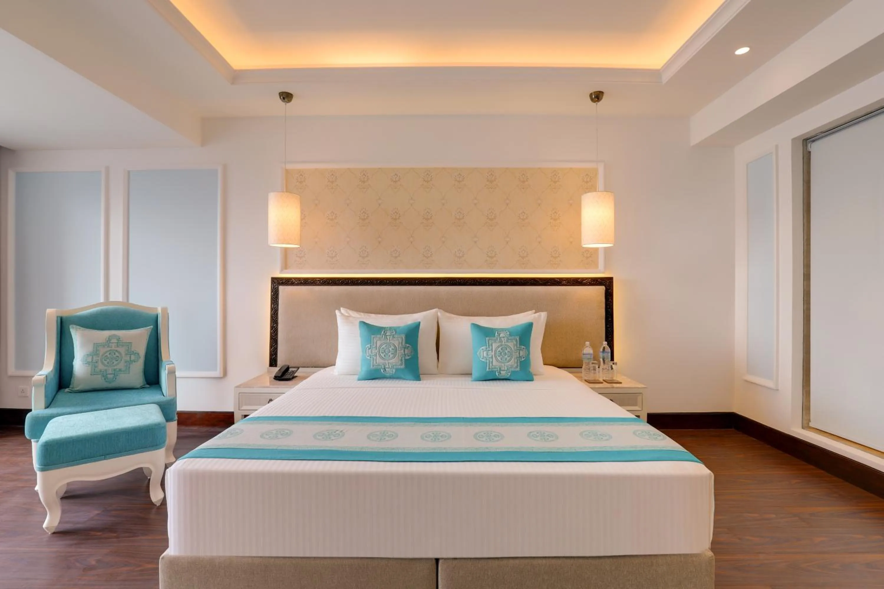 Bed in Lemon Tree Premier Budhanilkantha Kathmandu, Nepal