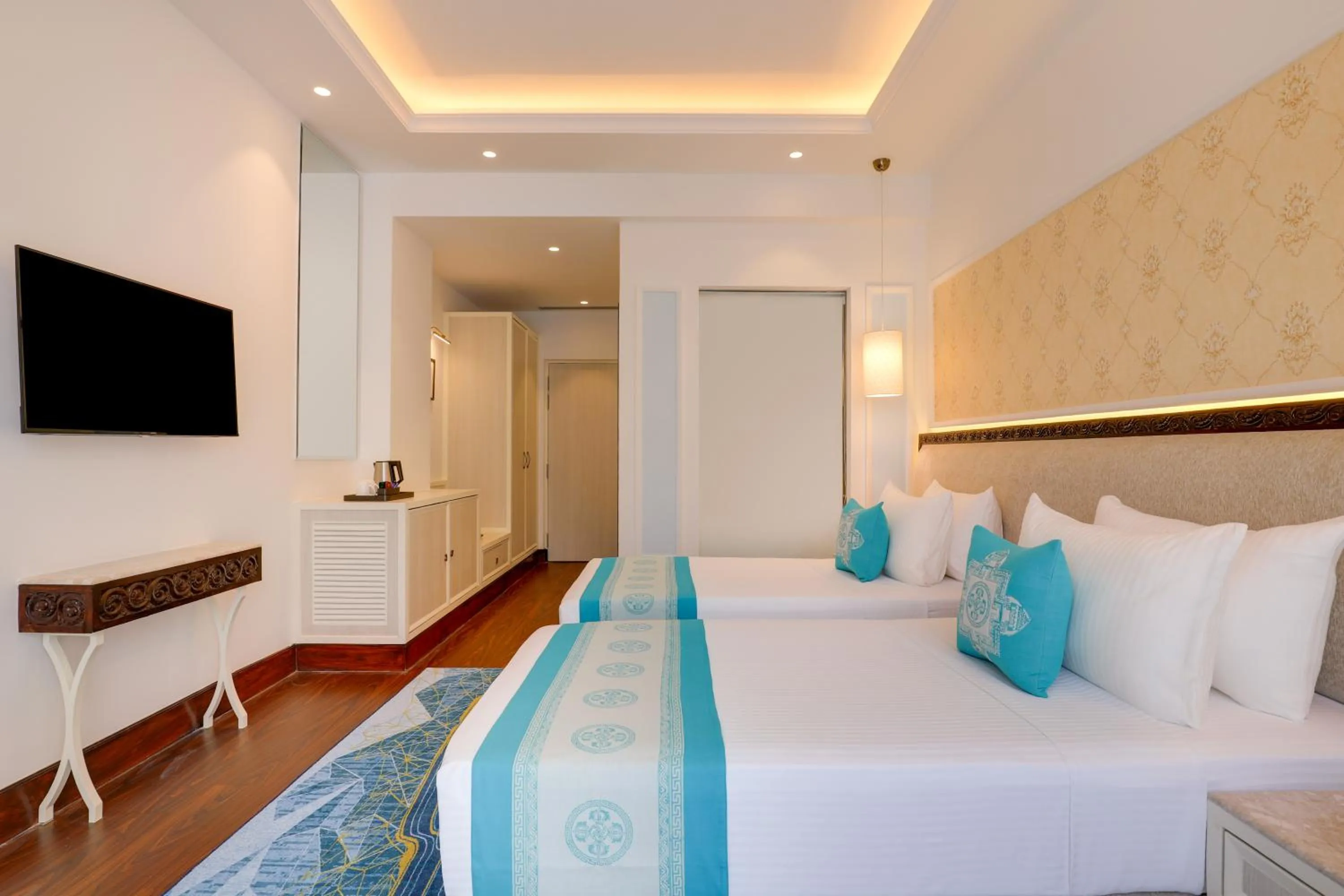 Bed in Lemon Tree Premier Budhanilkantha Kathmandu, Nepal