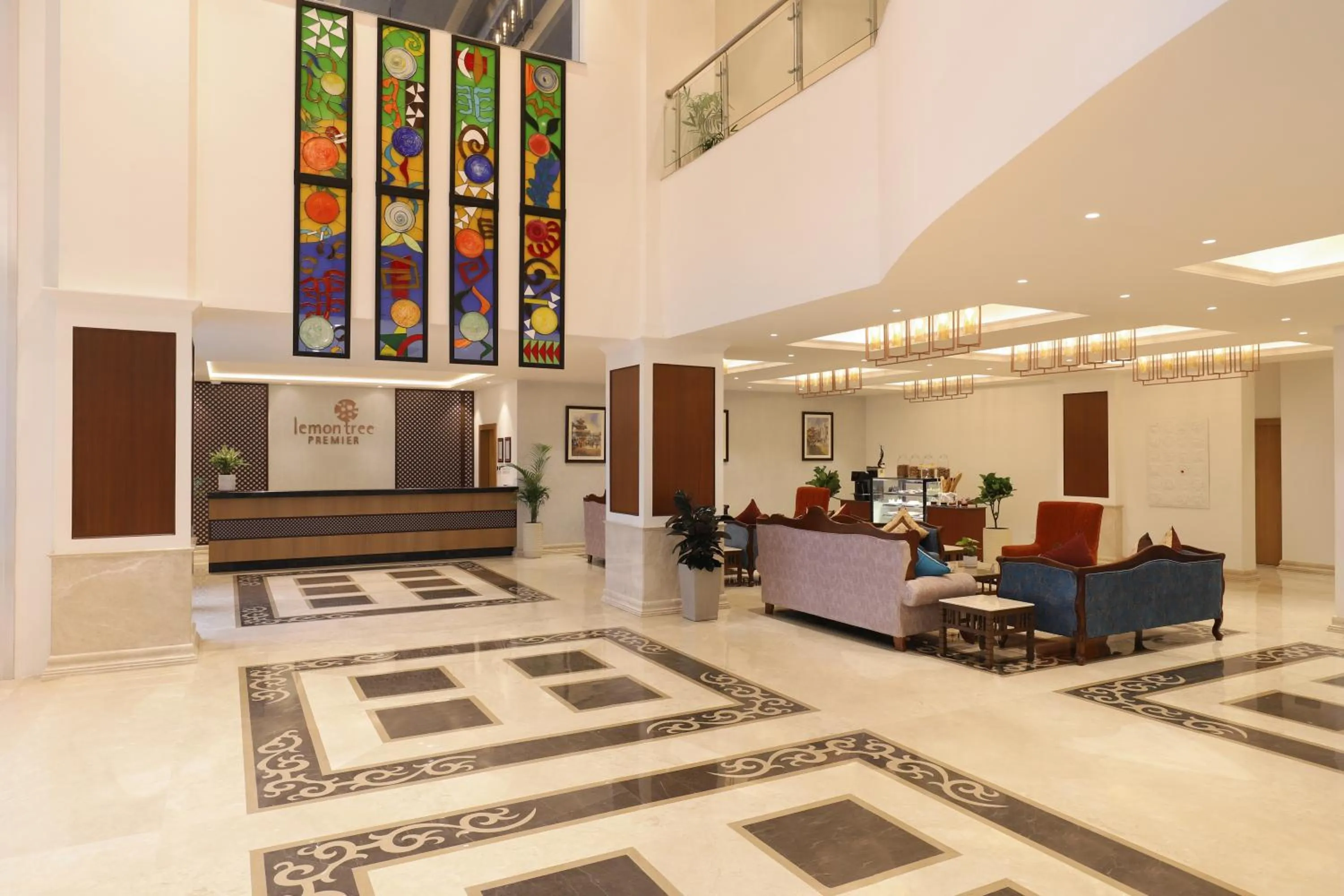 Lobby or reception in Lemon Tree Premier Budhanilkantha Kathmandu, Nepal