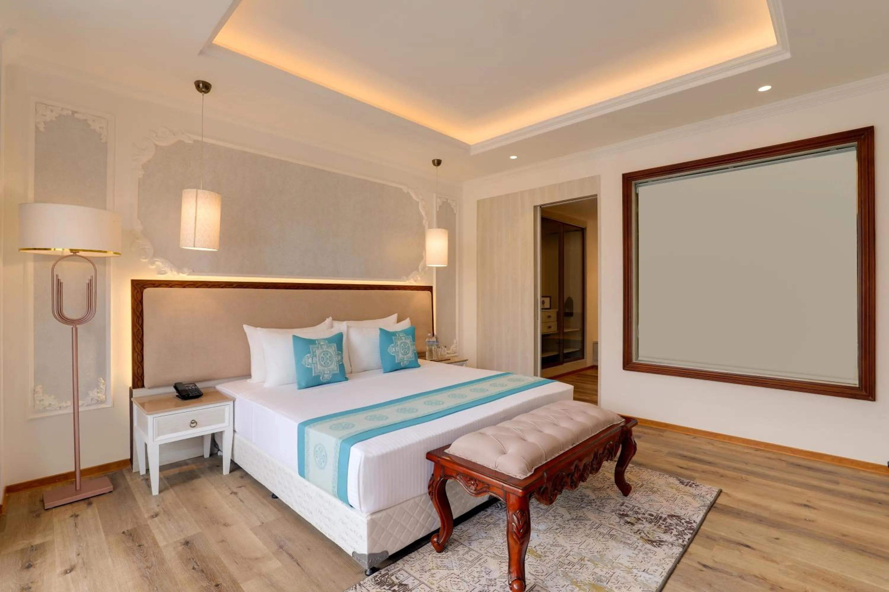 Bed in Lemon Tree Premier Budhanilkantha Kathmandu, Nepal