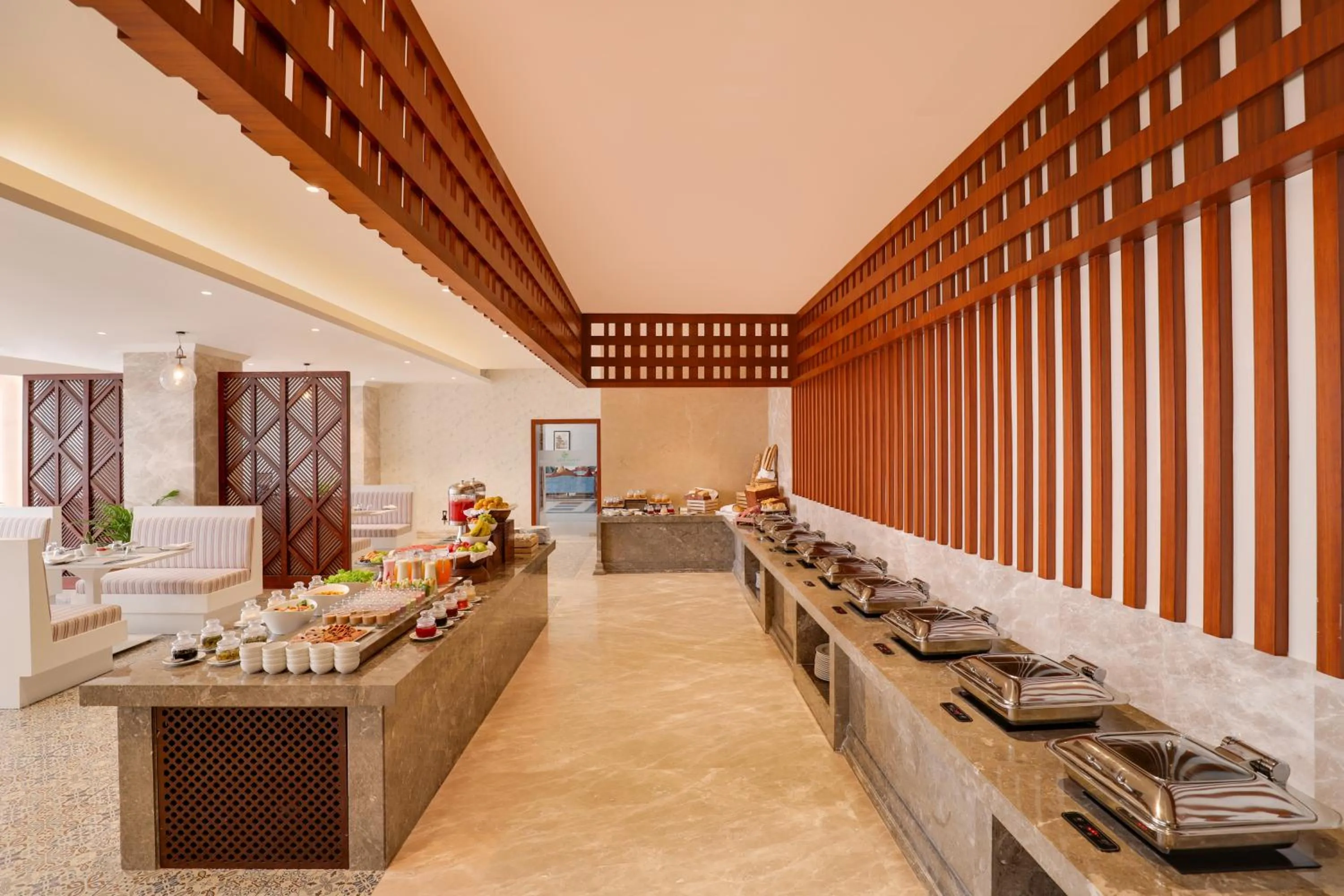 Buffet breakfast in Lemon Tree Premier Budhanilkantha Kathmandu, Nepal