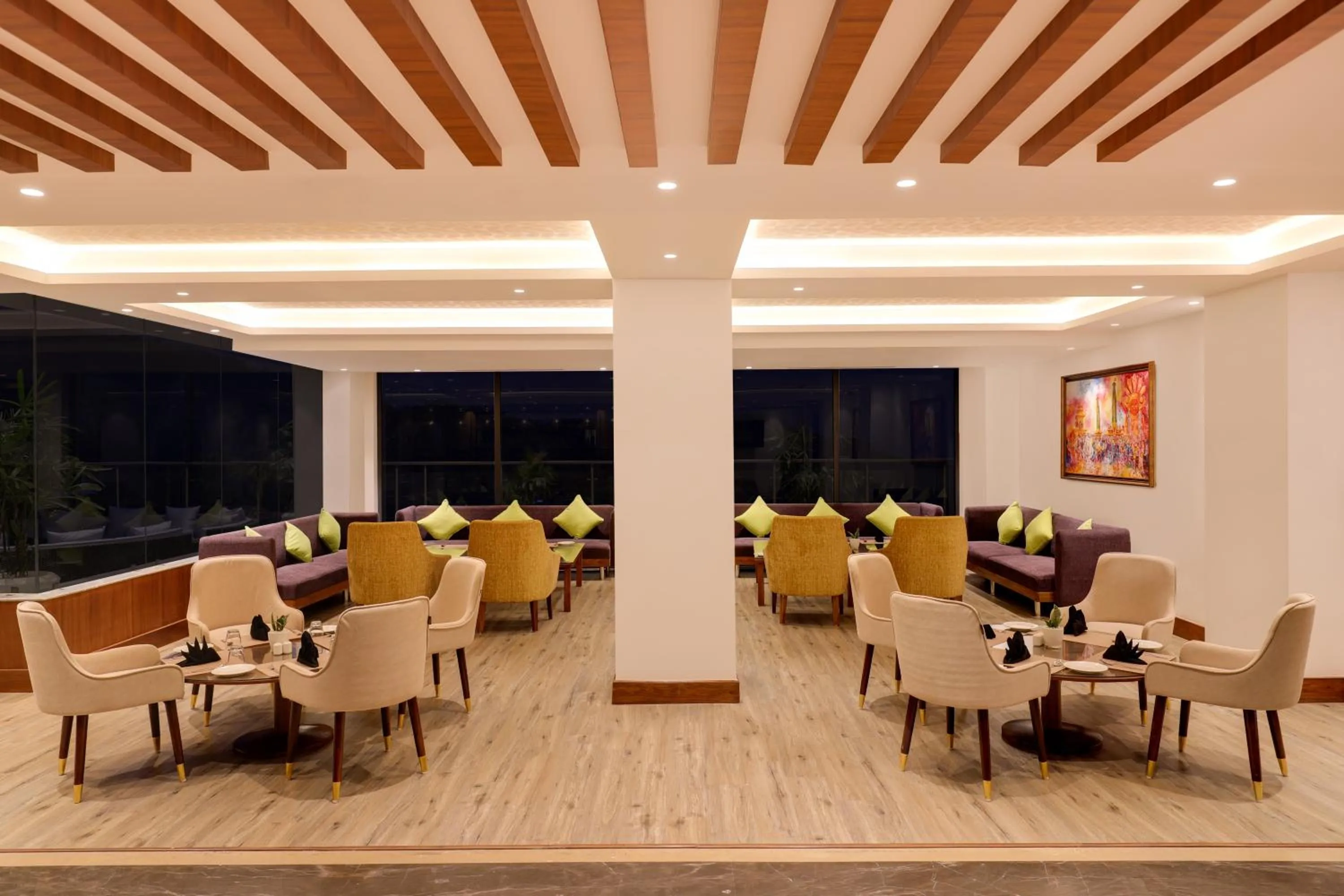 Lounge or bar in Lemon Tree Premier Budhanilkantha Kathmandu, Nepal