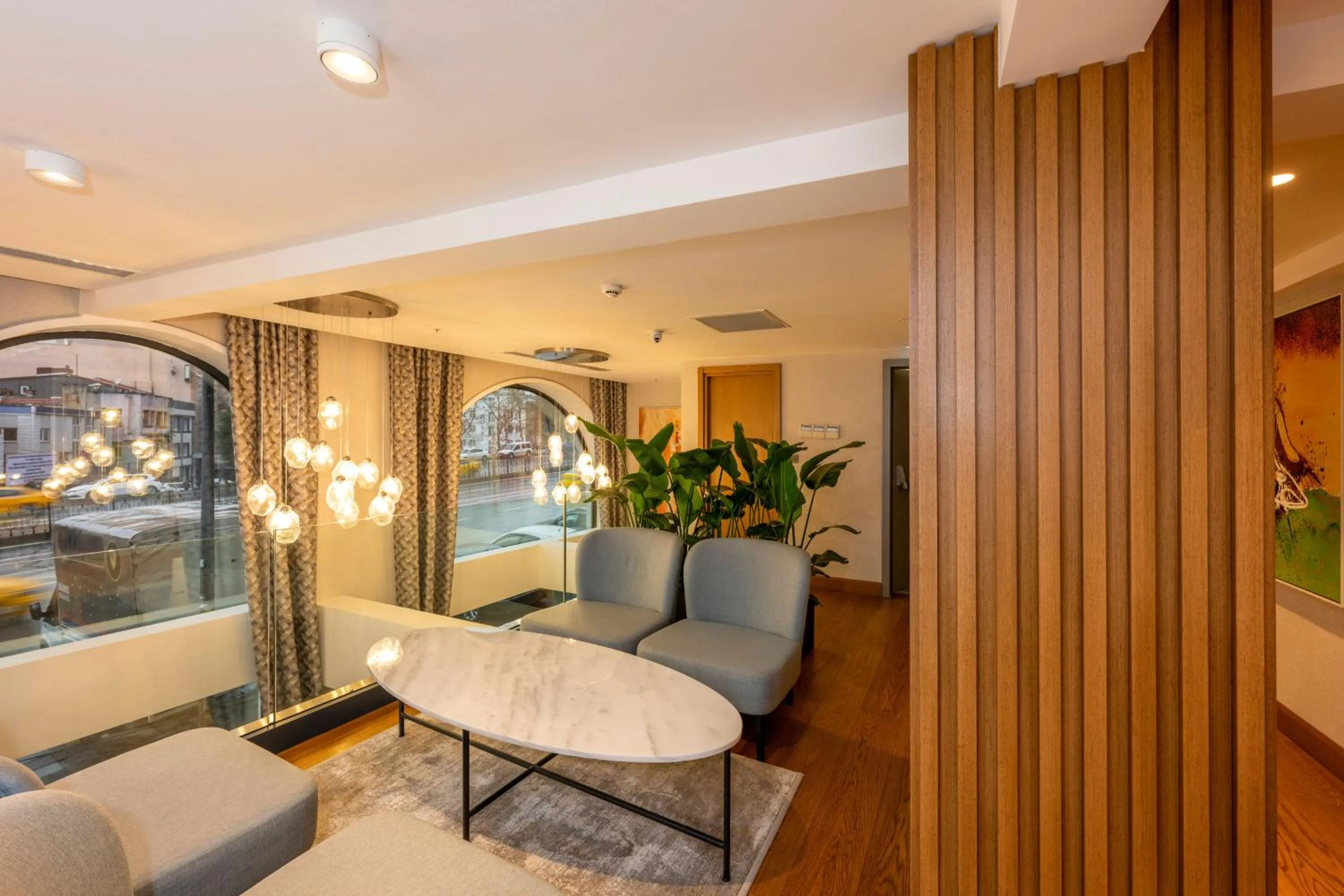 Seating area in Baver Hotel