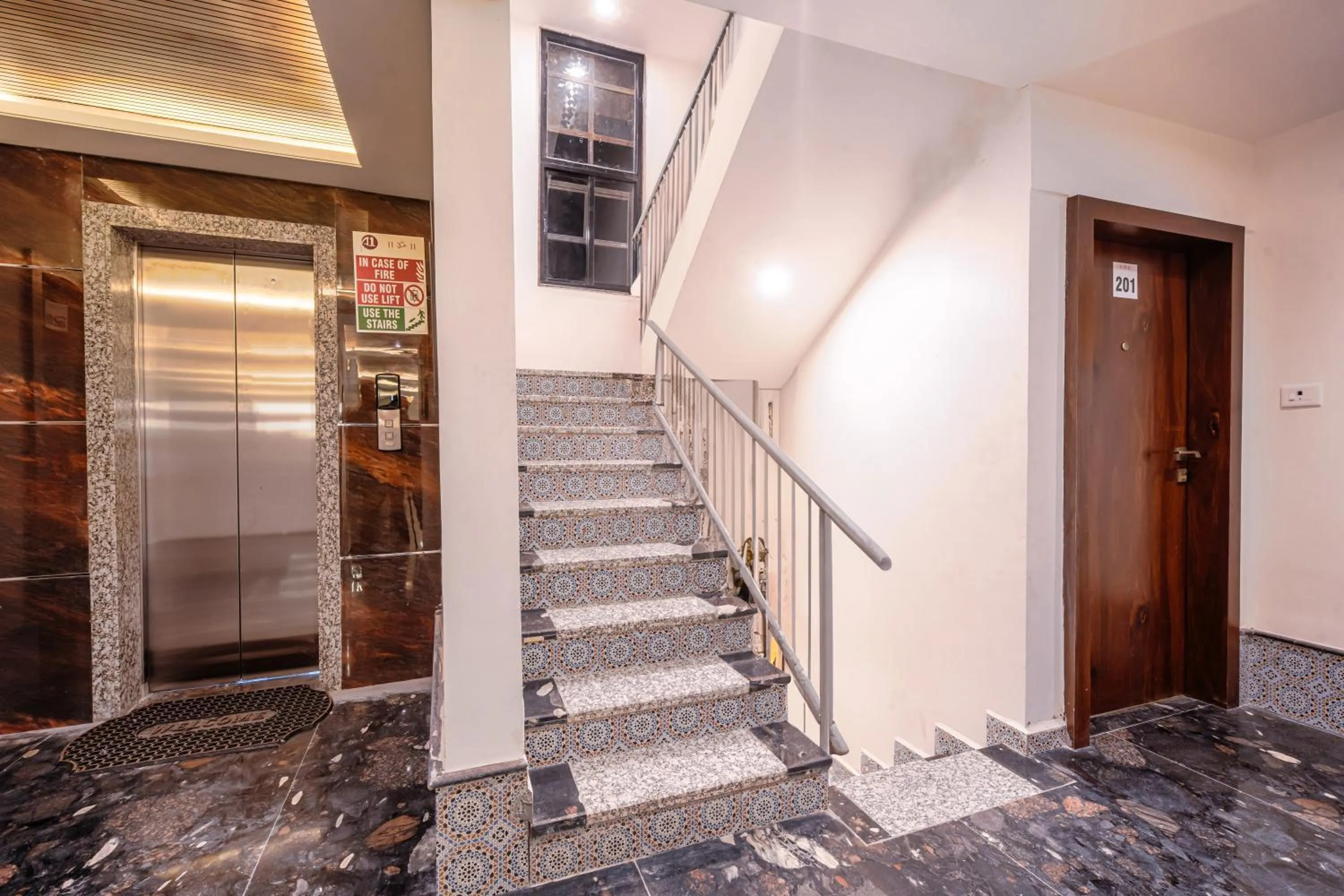 elevator in Treebo A1 Residency, Hingna T Point