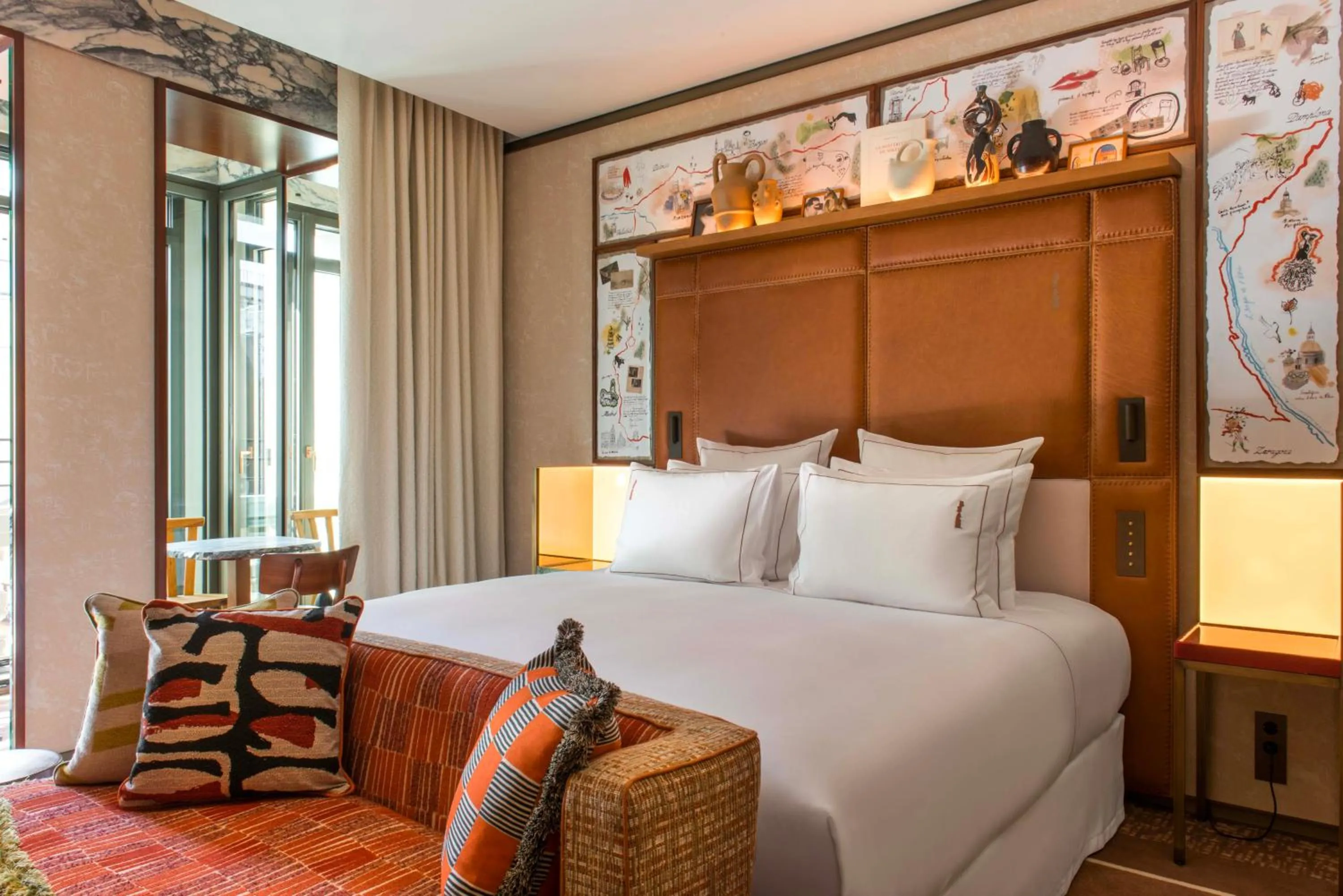 Bedroom, Bed in Brach Madrid - Evok Collection