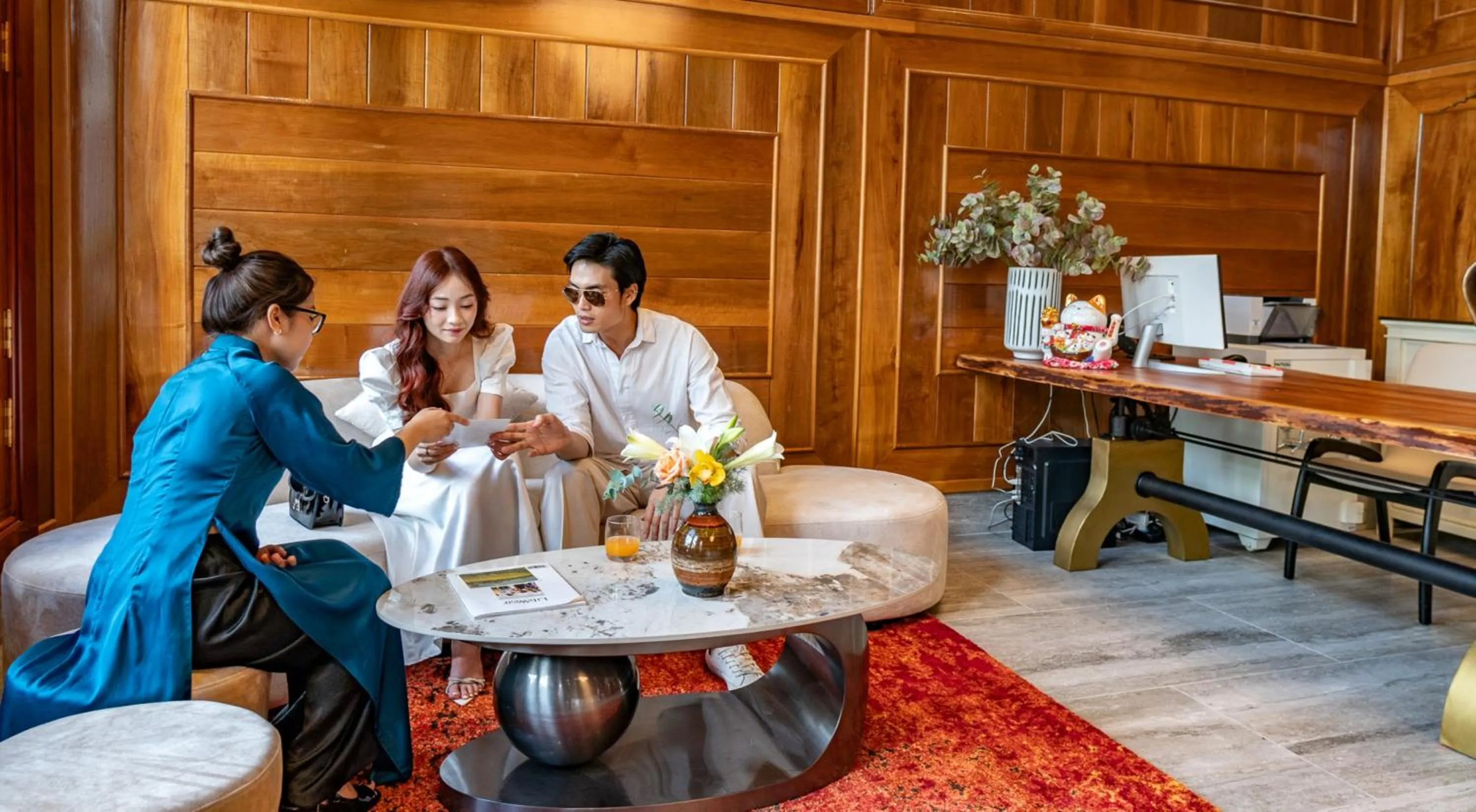 group of guests in Mixay Boutique Hotel Da Nang