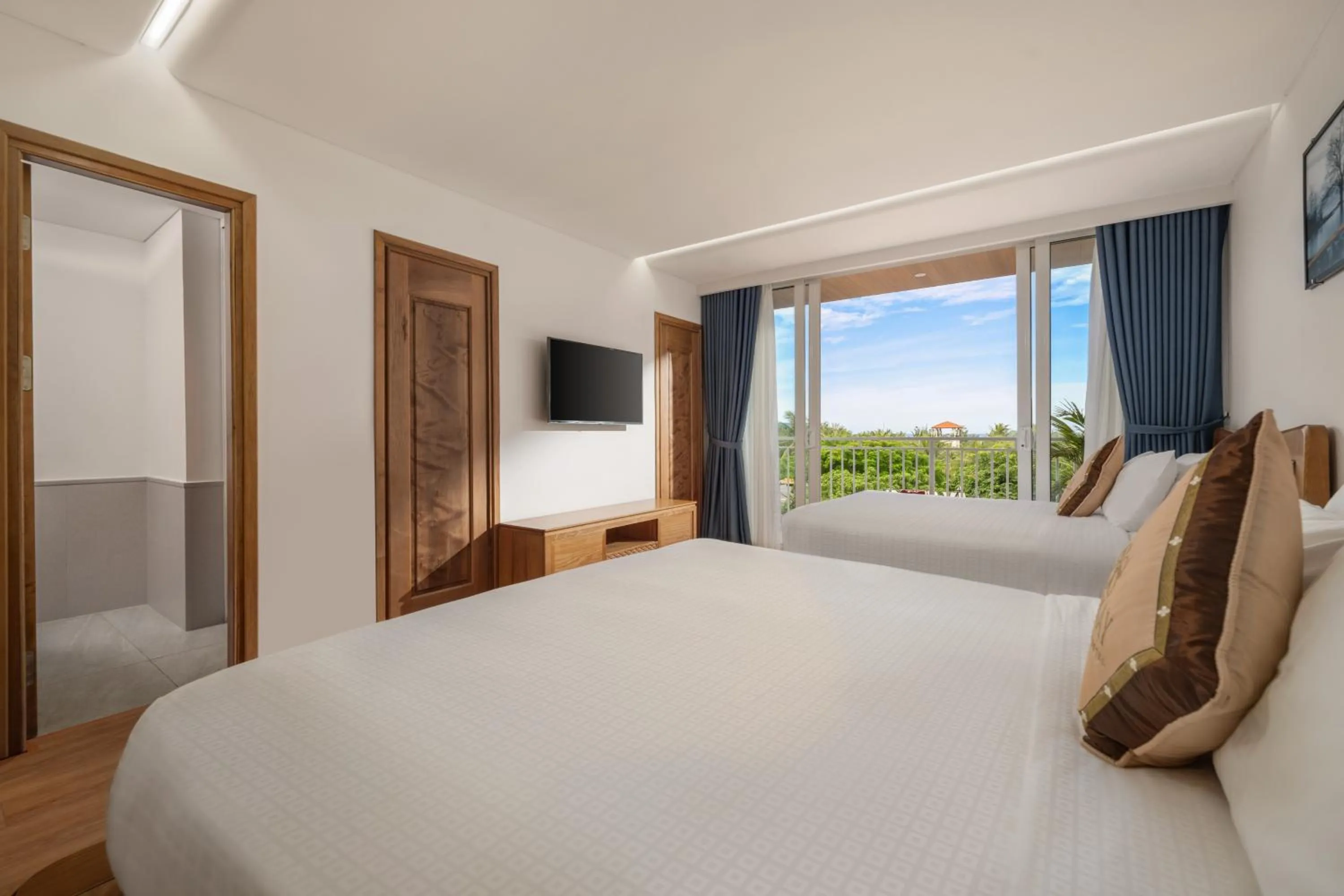 Bed in Mixay Boutique Hotel Da Nang