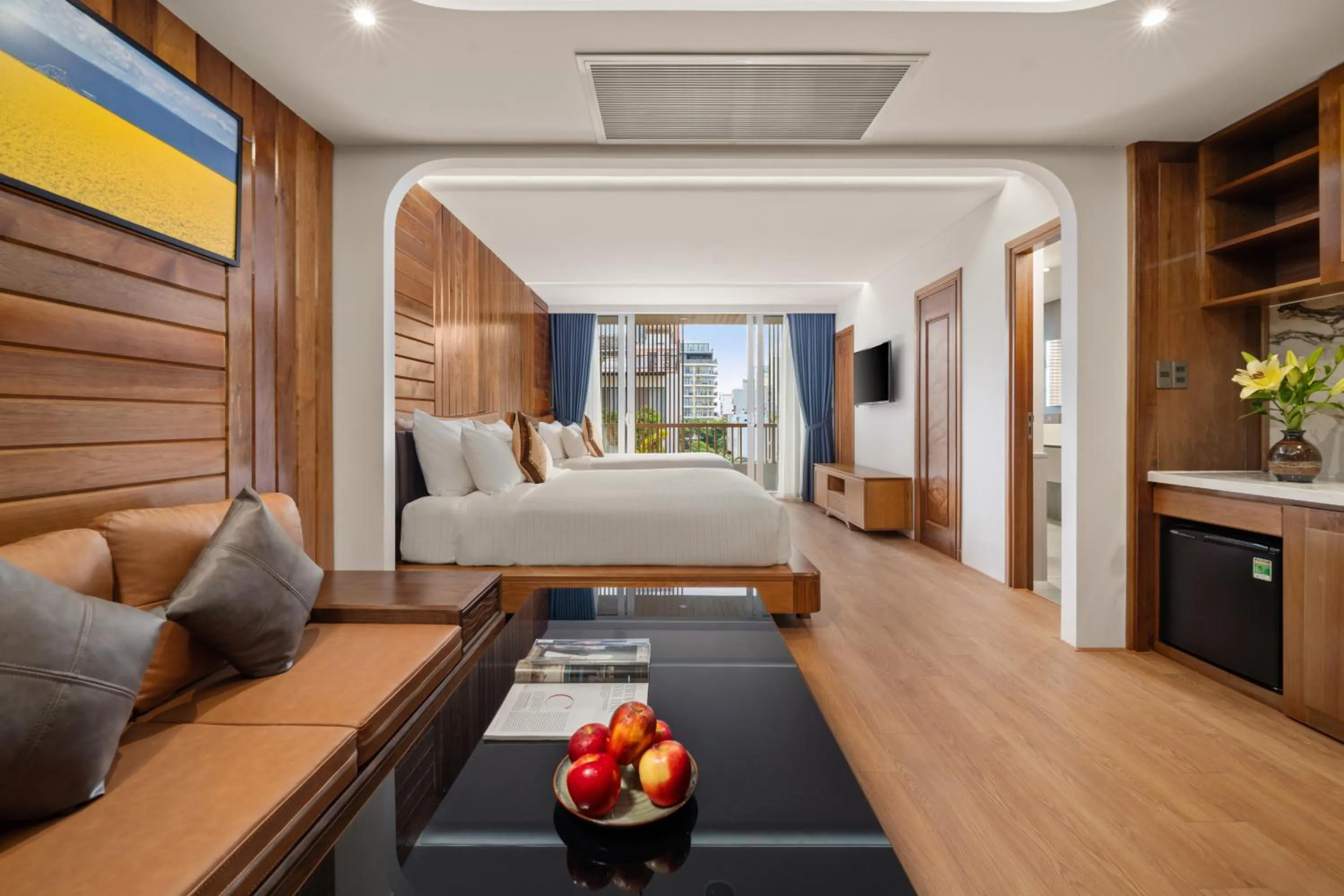 Bed in Mixay Boutique Hotel Da Nang